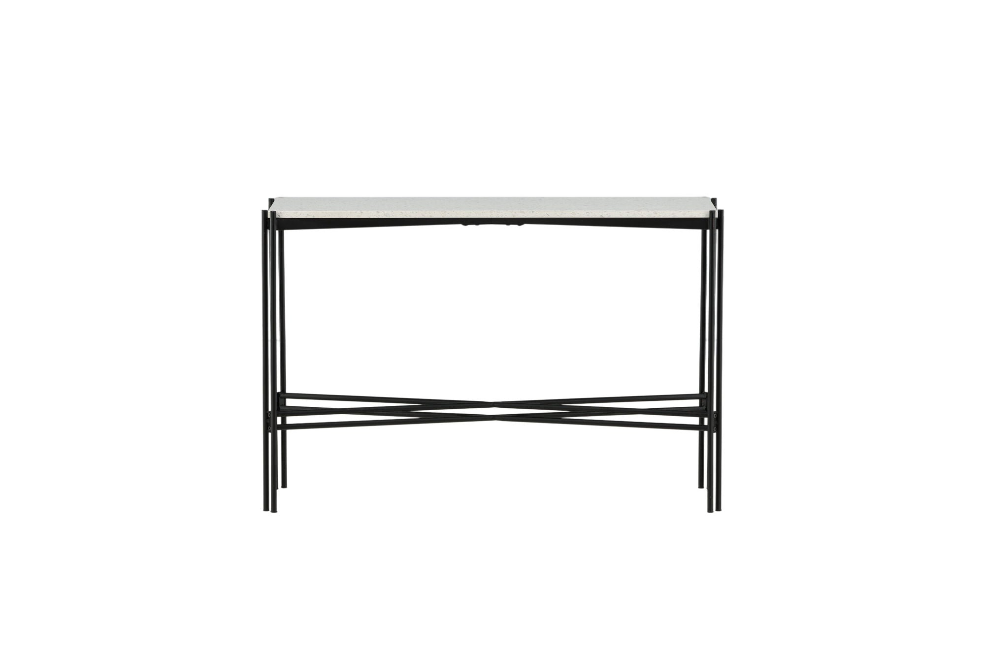 Venture Home Razzia Side bord 110*30*75 White Terazzo / Black