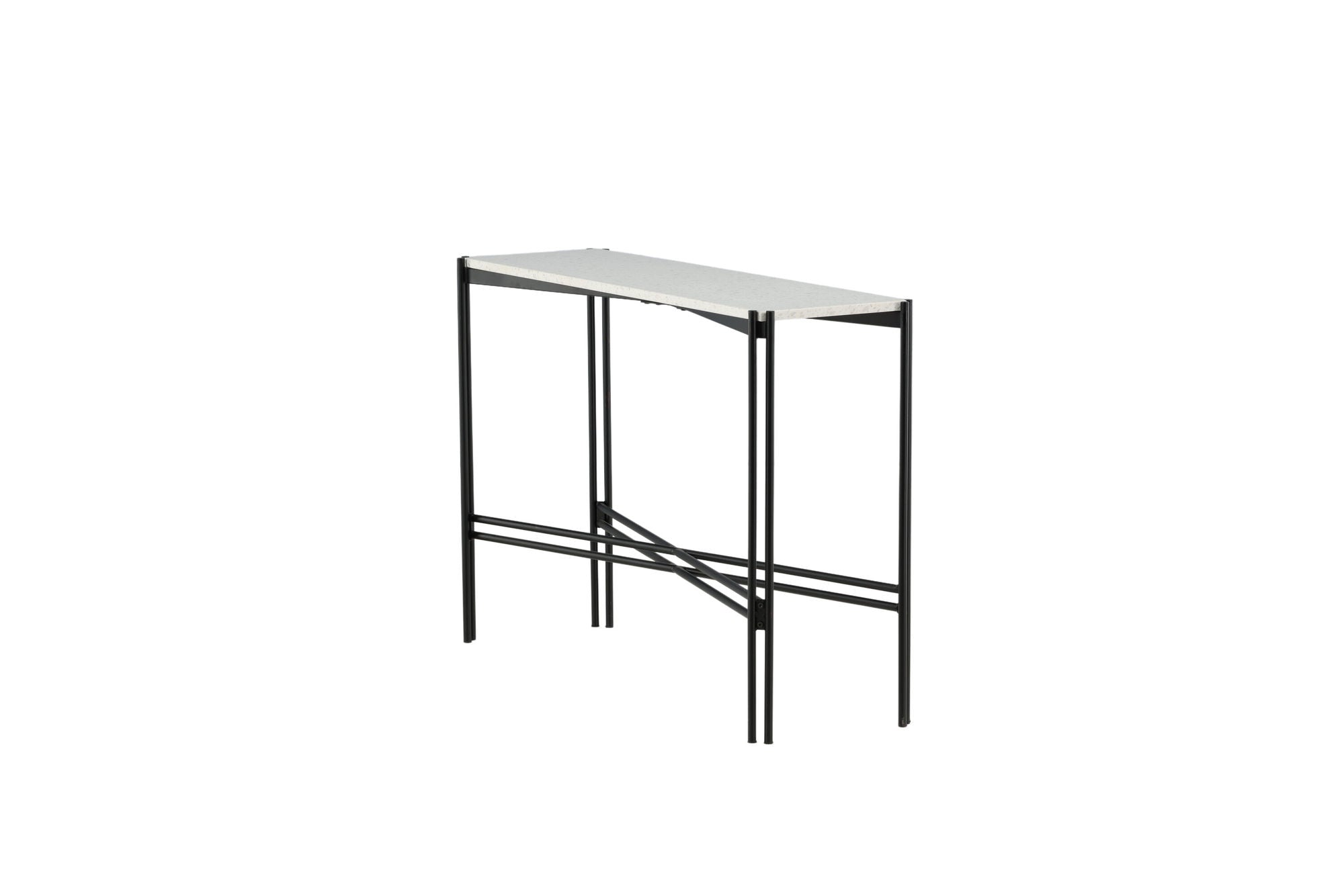 Venture Home Razzia Side bord 110*30*75 White Terazzo / Black
