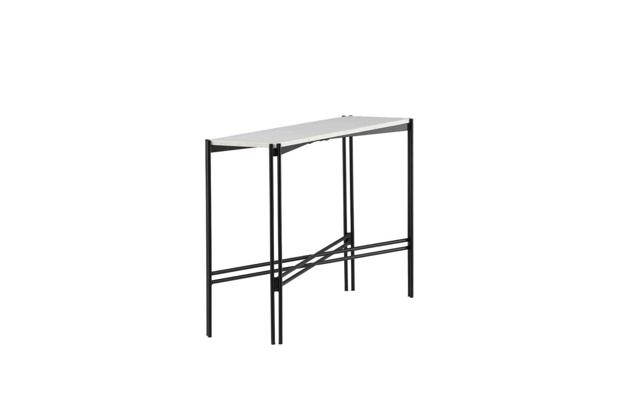 Venture Home Razzia Side bord 110*30*75 White Terazzo / Black