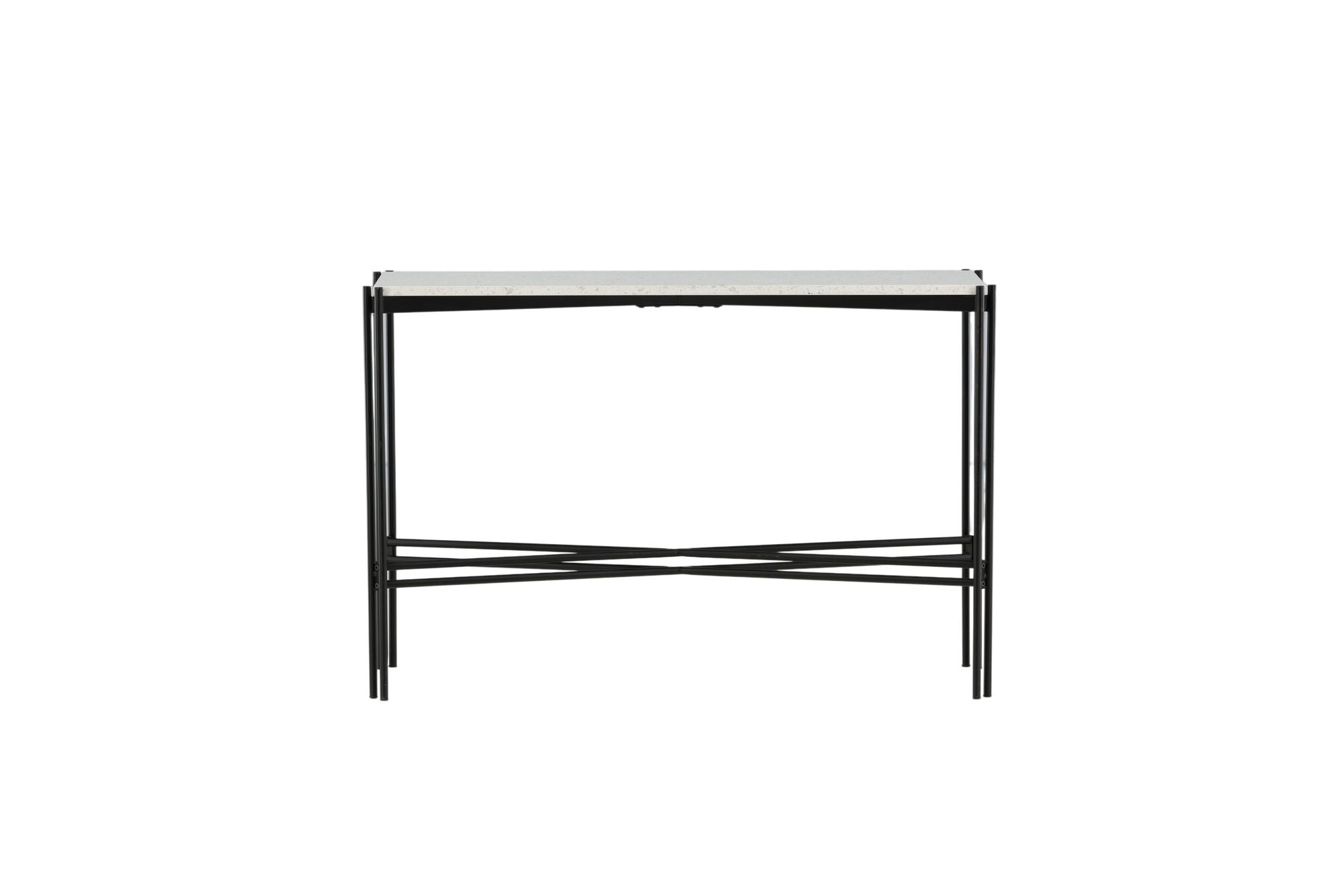 Venture Home Razzia Side bord 110*30*75 White Terazzo / Black