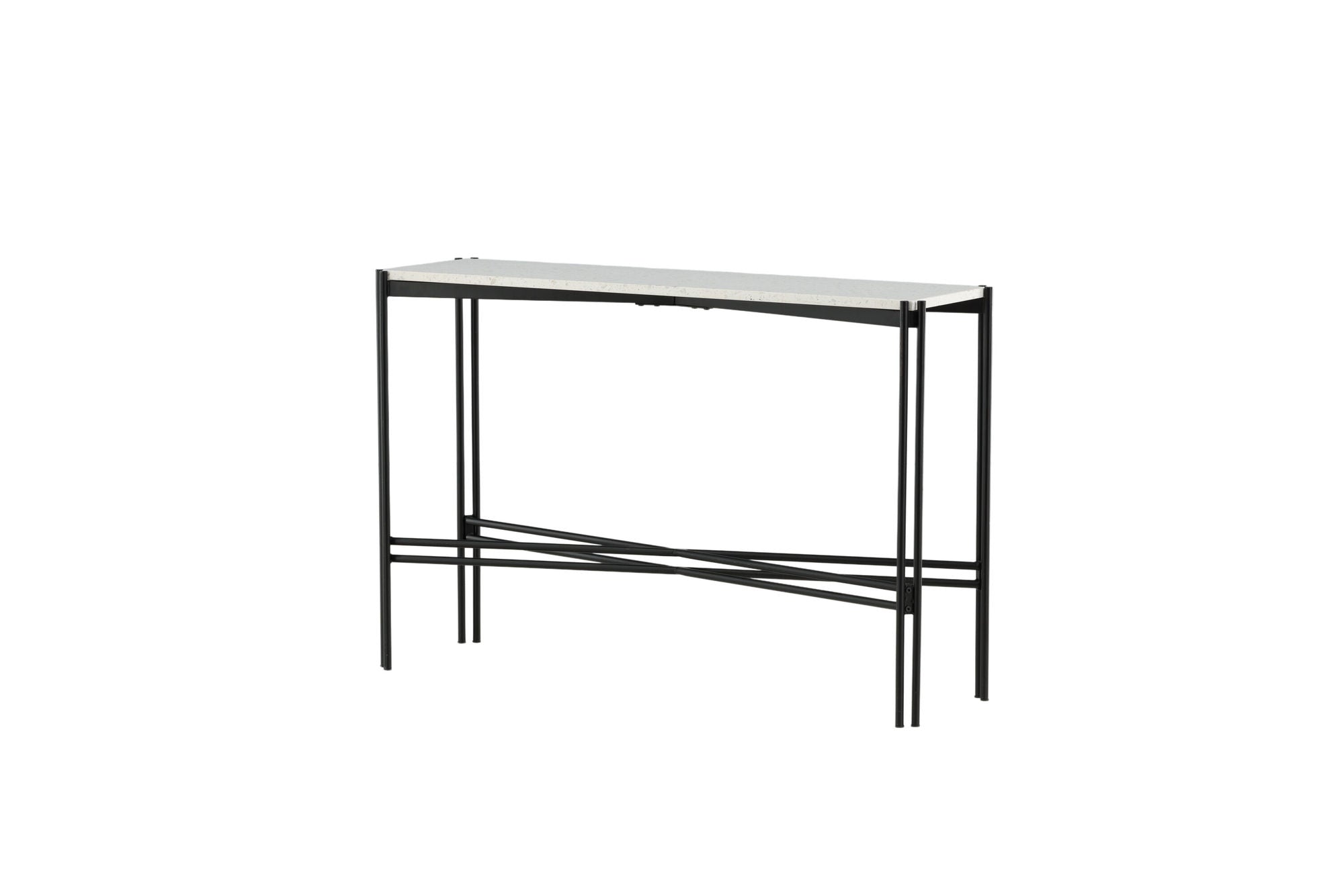 Venture Home Razzia Side bord 110*30*75 White Terazzo / Black
