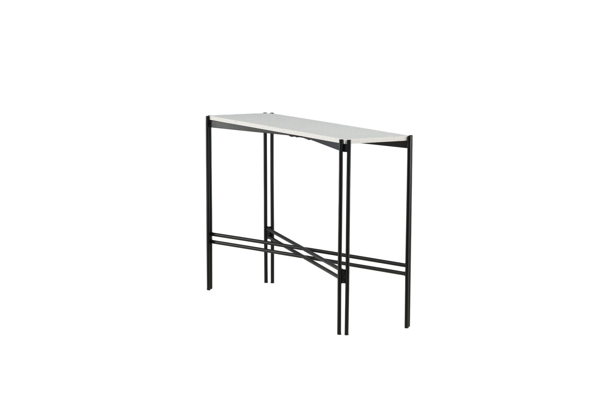 Venture Home Razzia Side bord 110*30*75 White Terazzo / Black