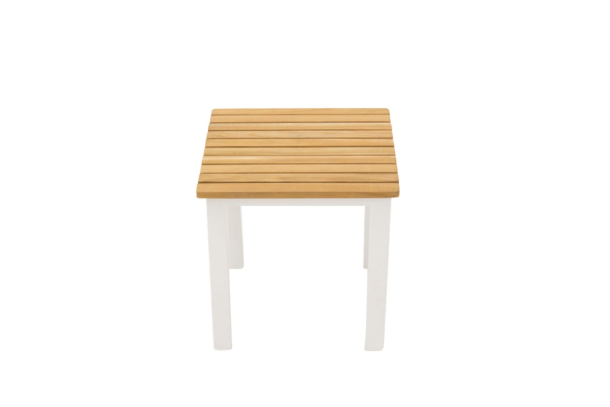 Venture Home Mexico Side bord 40*40 - White/Teak