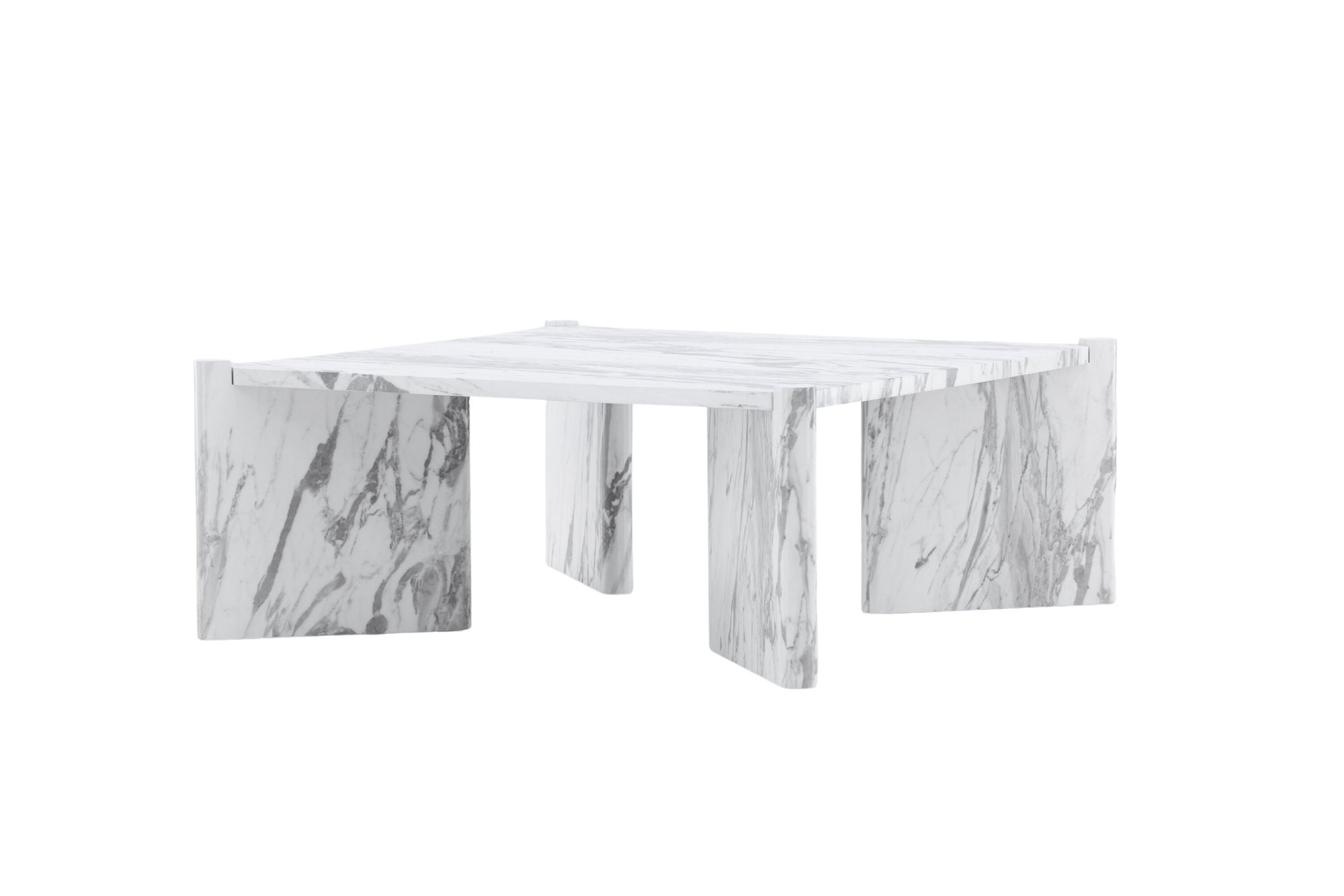 Venture Home Rogaland Sofa bord - White Marblelook / MDF