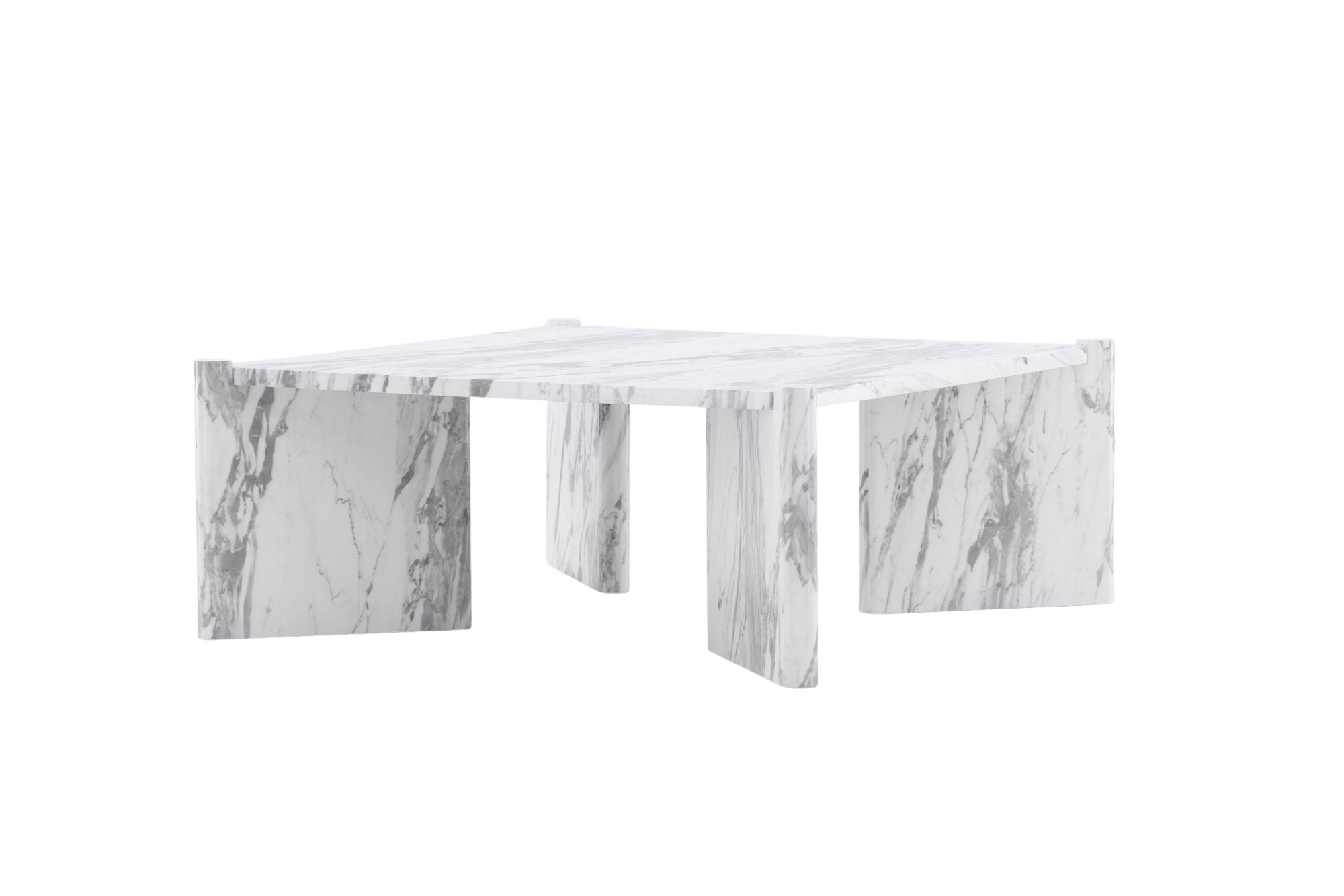 Venture Home Rogaland Sofa bord - White Marblelook / MDF
