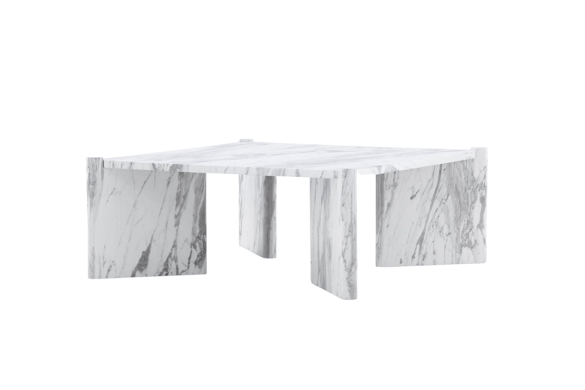 Venture Home Rogaland Sofa bord - White Marblelook / MDF
