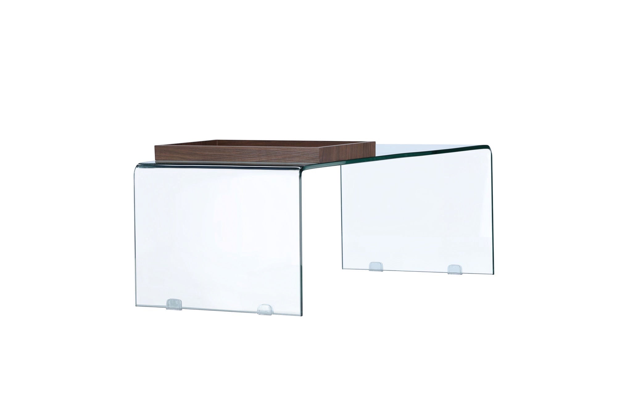 Venture Home Telemark Sofa bord - Clear glass / Clear glass
