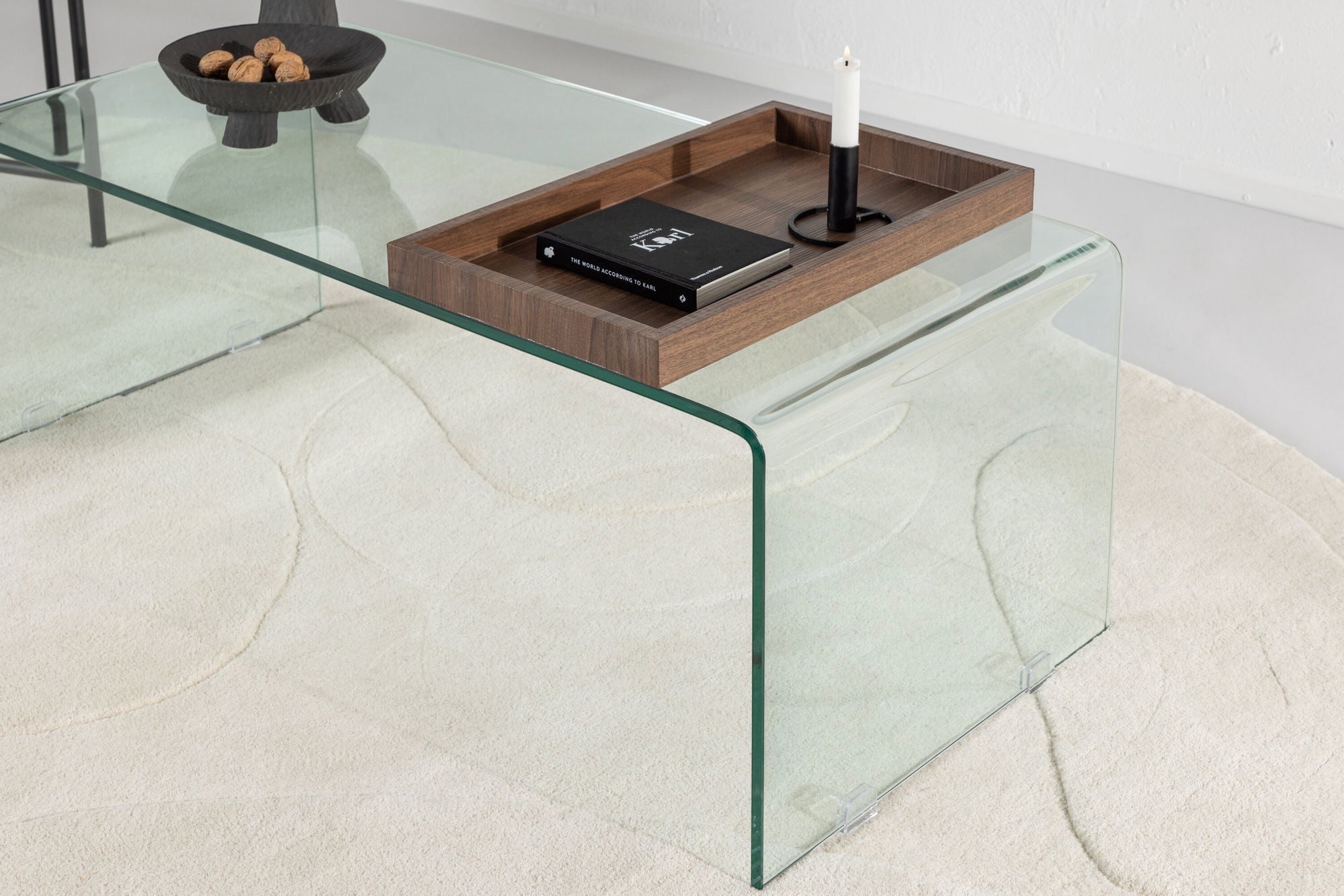 Venture Home Telemark Sofa bord - Clear glass / Clear glass