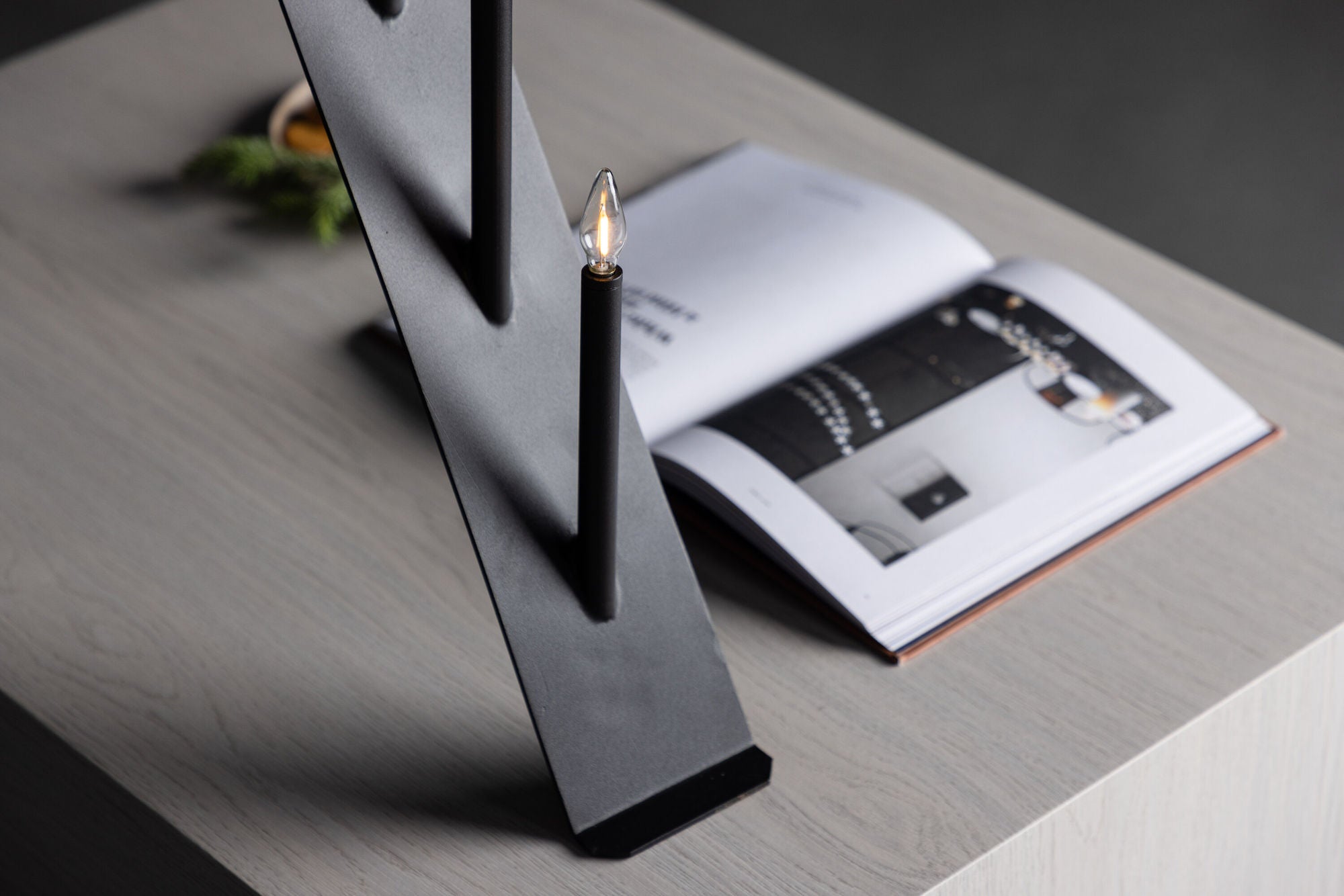 Venture Home Åre 64cm bord lampe - Black / Black