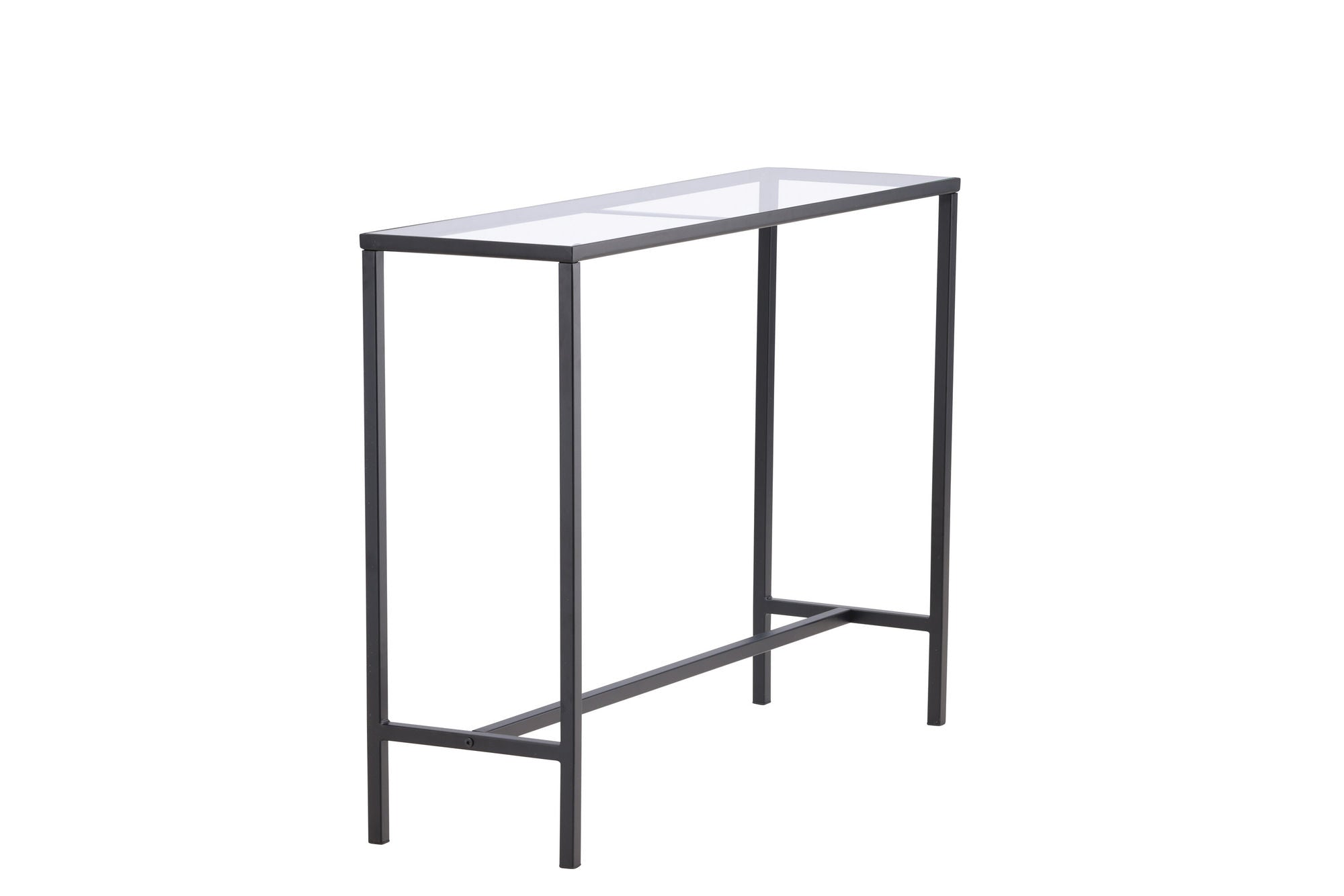 Venture Home Dipp Side bord - Black / Clear glass