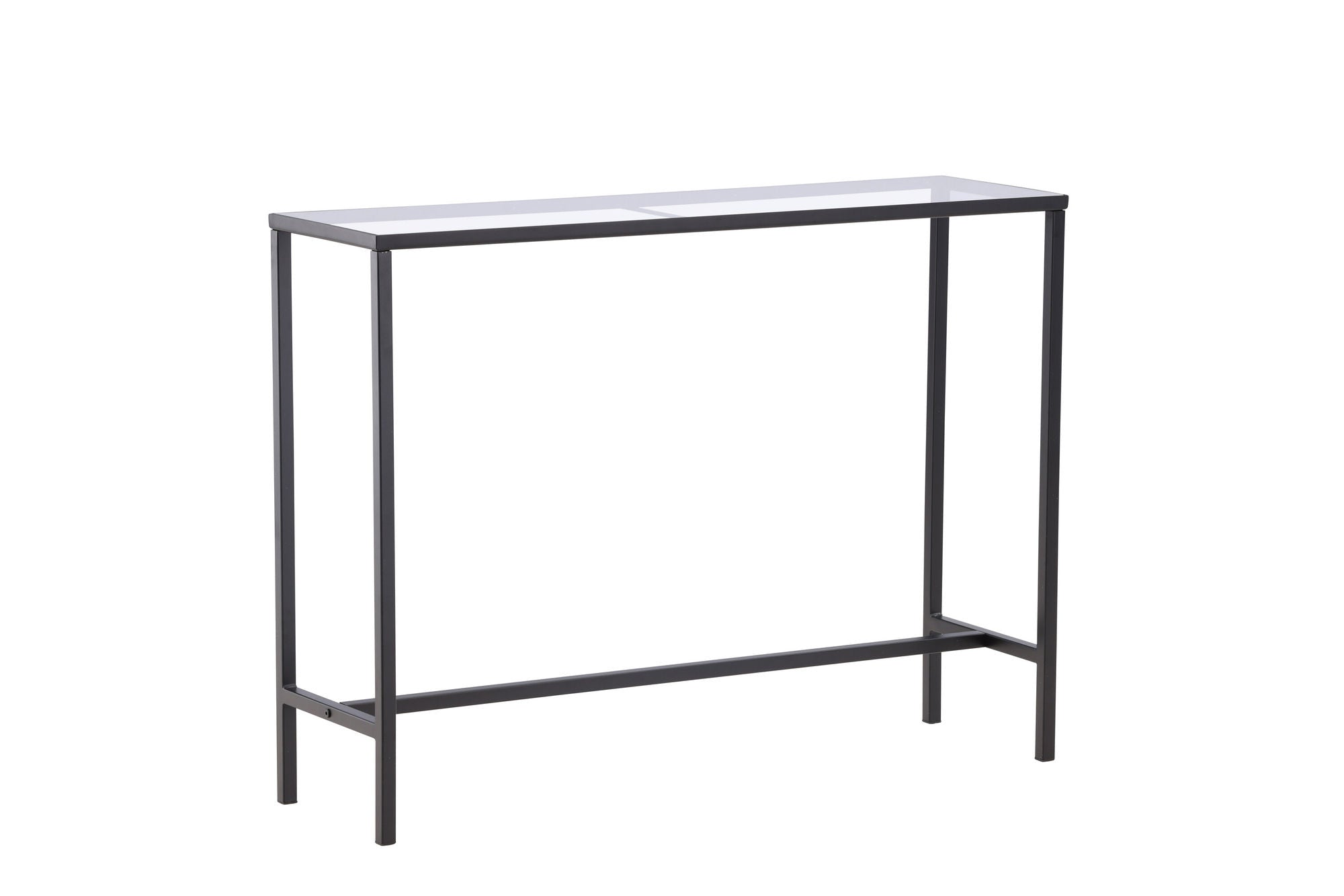 Venture Home Dipp Side bord - Black / Clear glass
