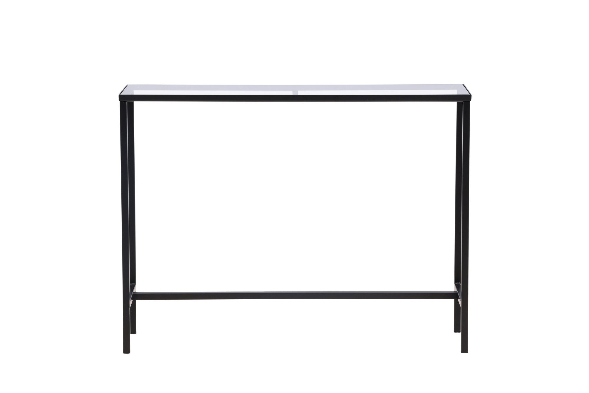 Venture Home Dipp Side bord - Black / Clear glass