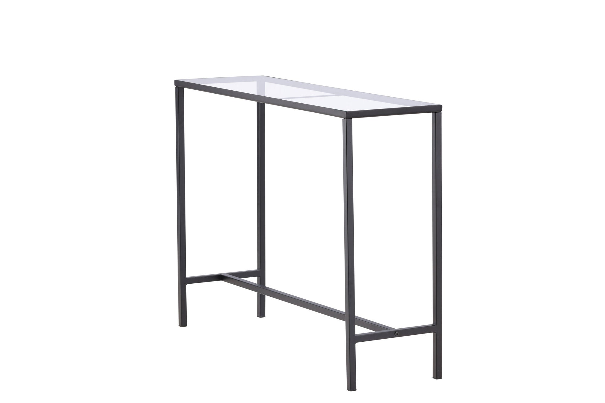 Venture Home Dipp Side bord - Black / Clear glass