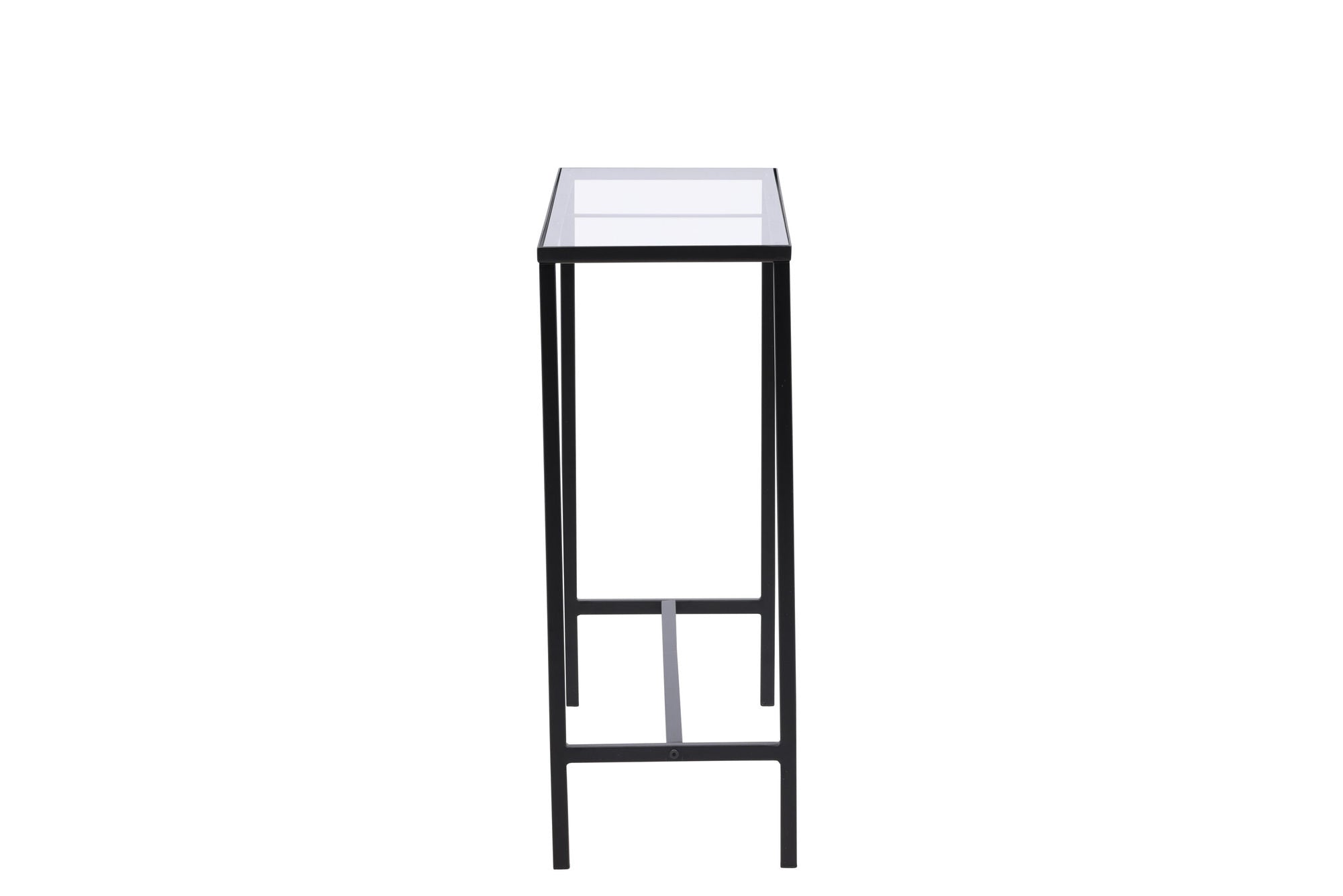 Venture Home Dipp Side bord - Black / Clear glass