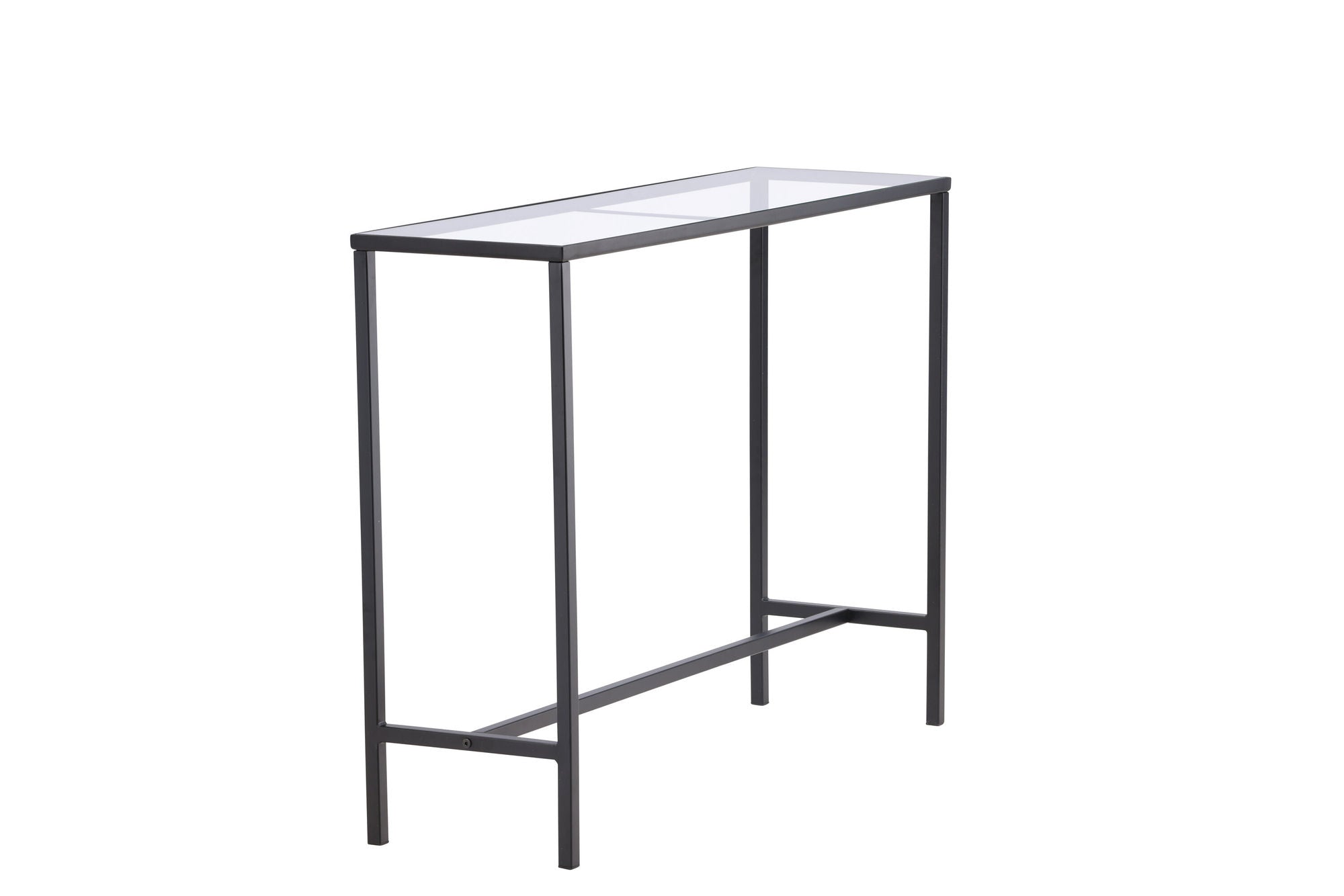 Venture Home Dipp Side bord - Black / Clear glass