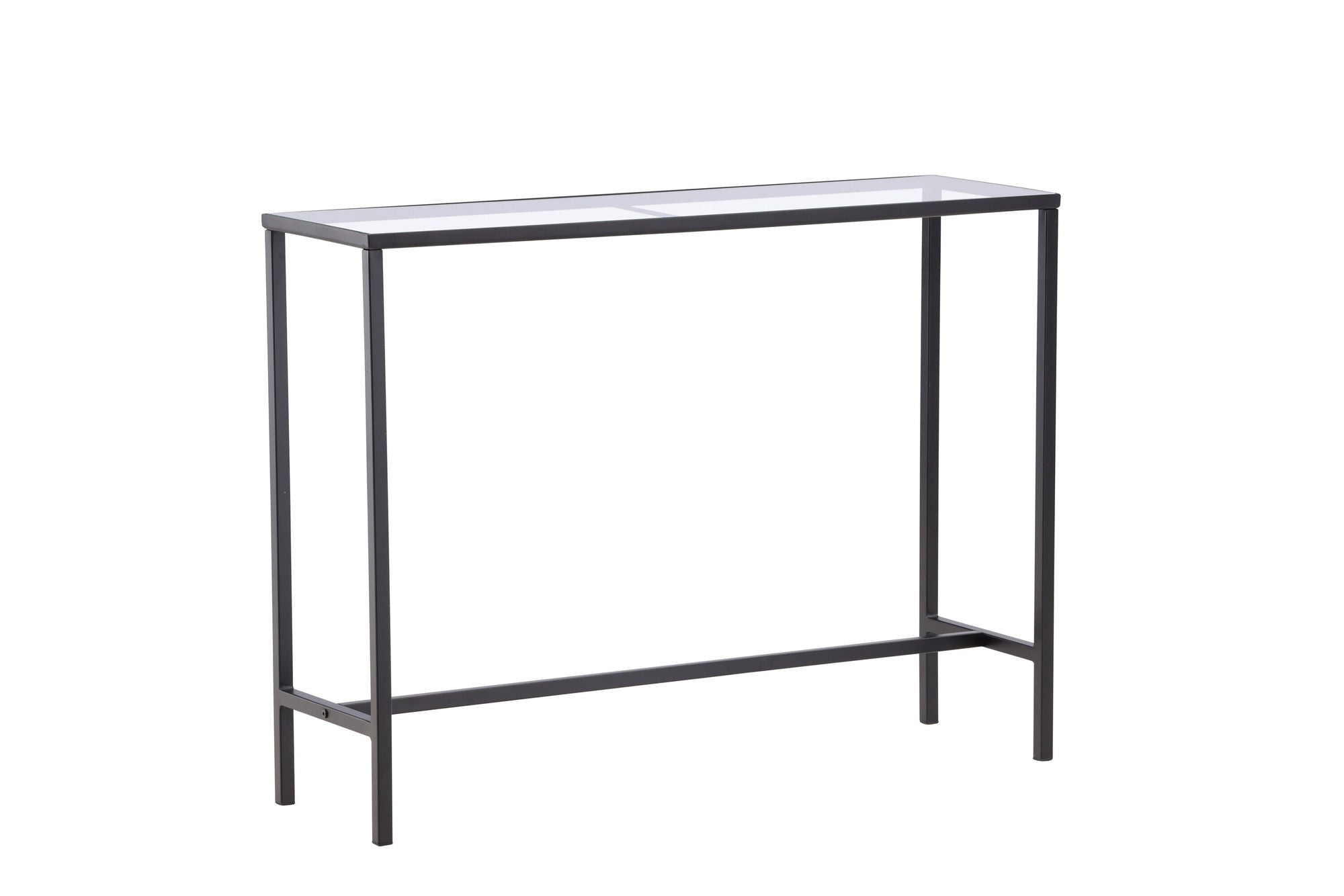 Venture Home Dipp Side bord - Black / Clear glass
