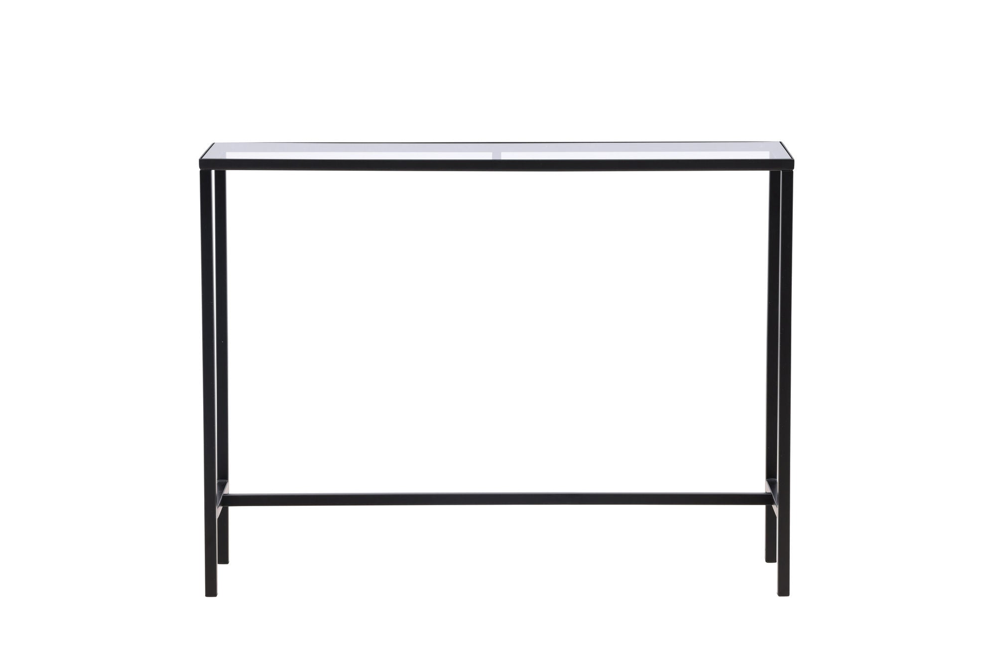Venture Home Dipp Side bord - Black / Clear glass
