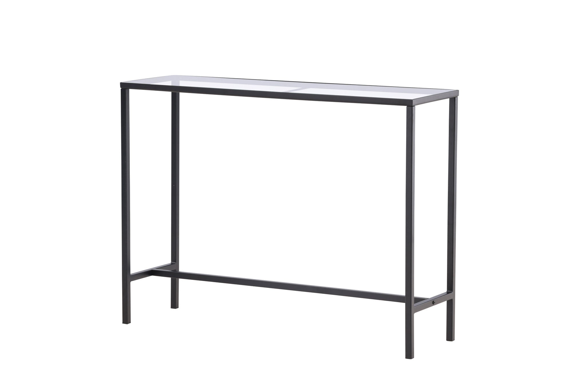 Venture Home Dipp Side bord - Black / Clear glass