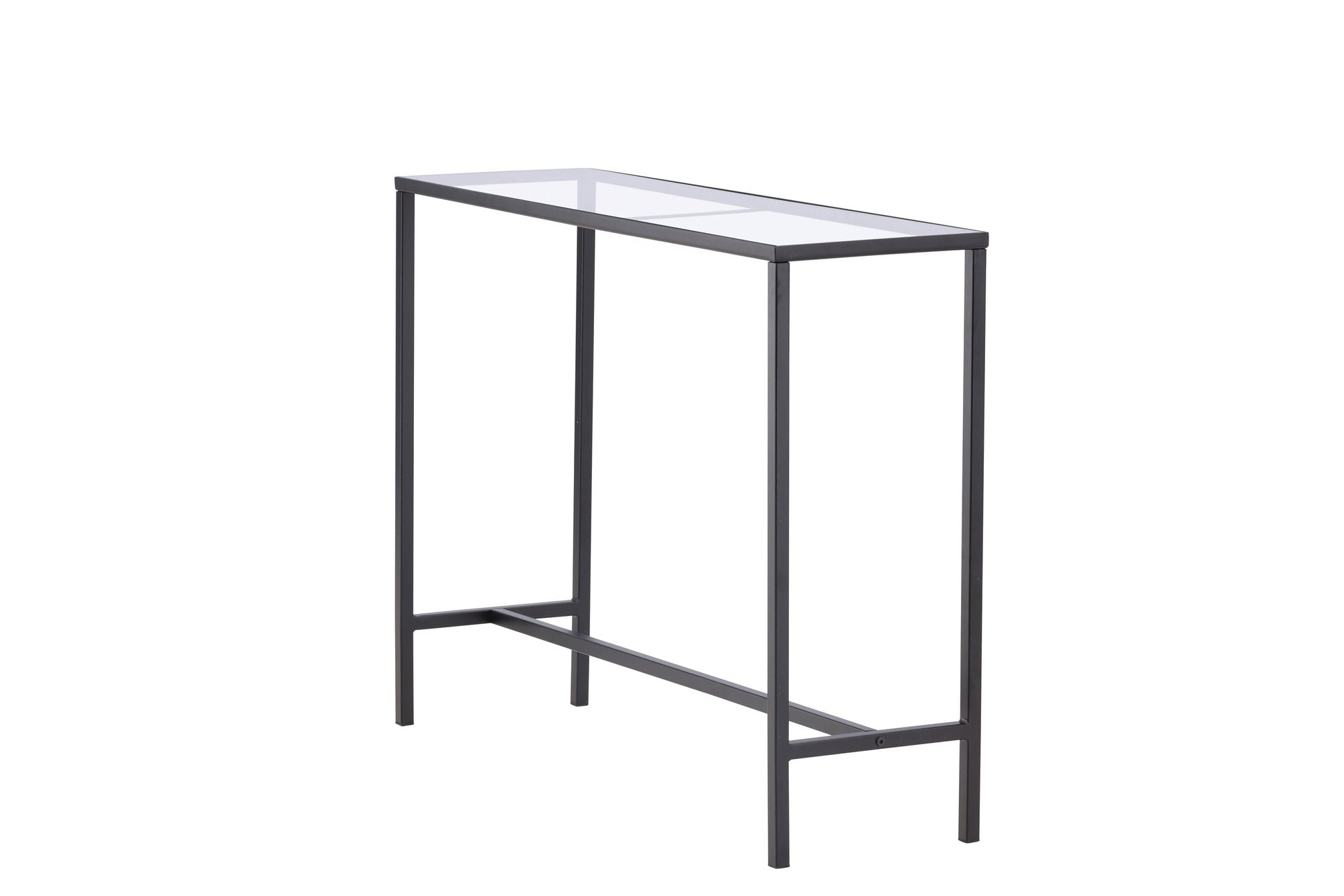 Venture Home Dipp Side bord - Black / Clear glass