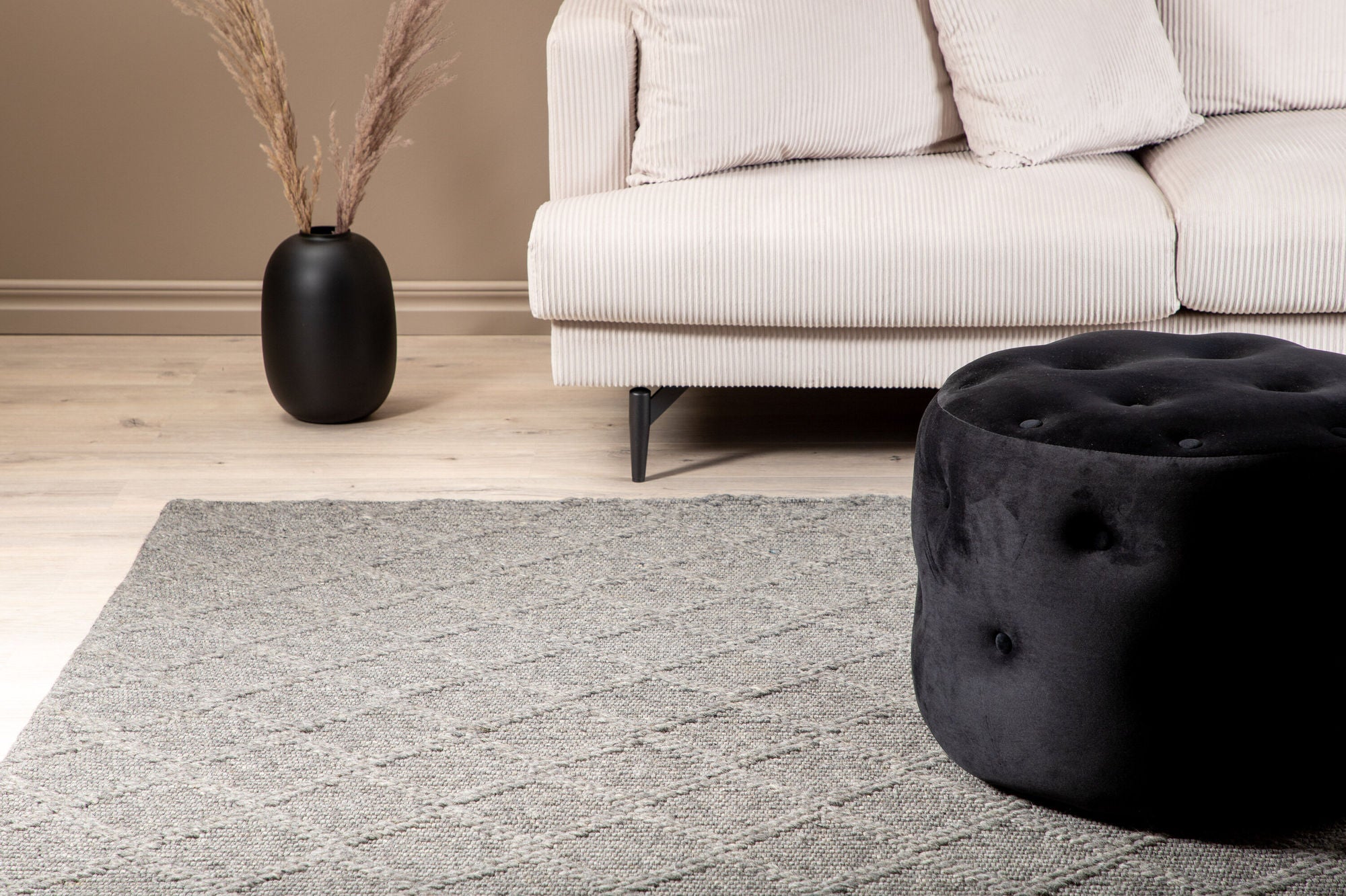 Venture Home Cloudy Wool Carpet - 200*300- Grey