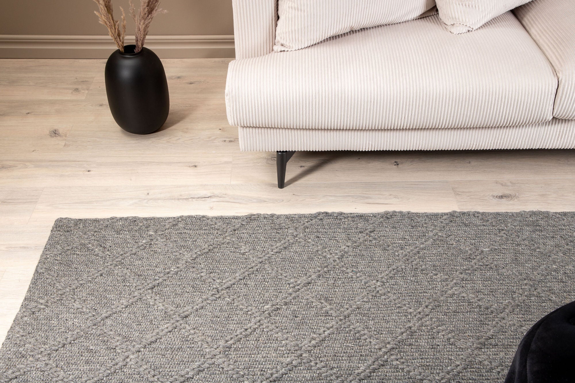 Venture Home Cloudy Wool Carpet - 200*300- Grey