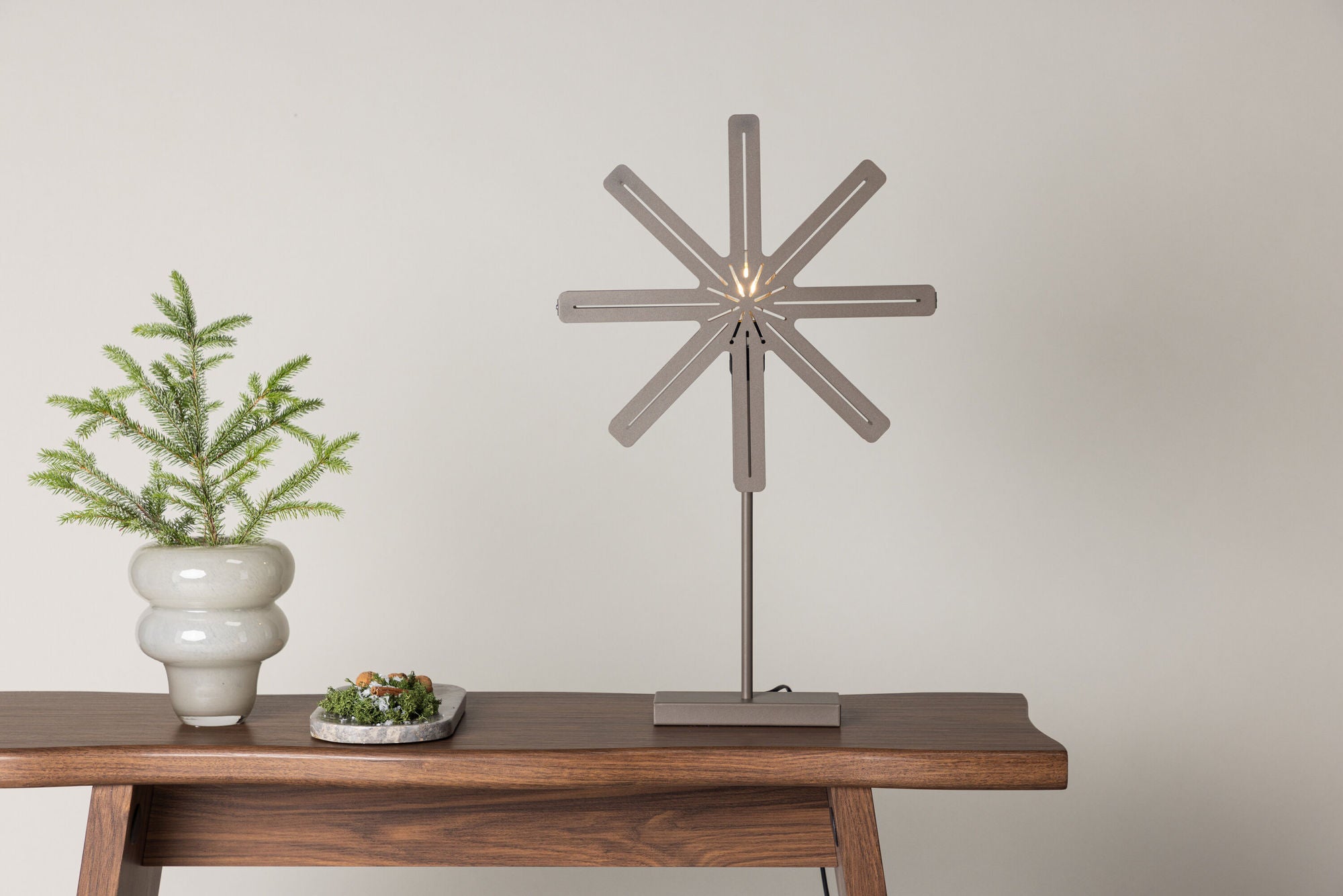 Venture Home Säfsen 40cm bord lampe - Mocca /