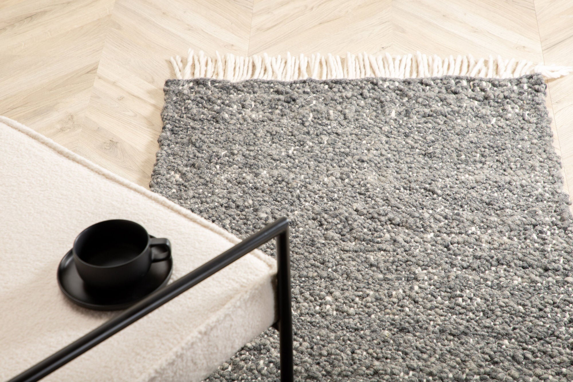 Venture Home Betina Wool Carpet - 80*250- Grey