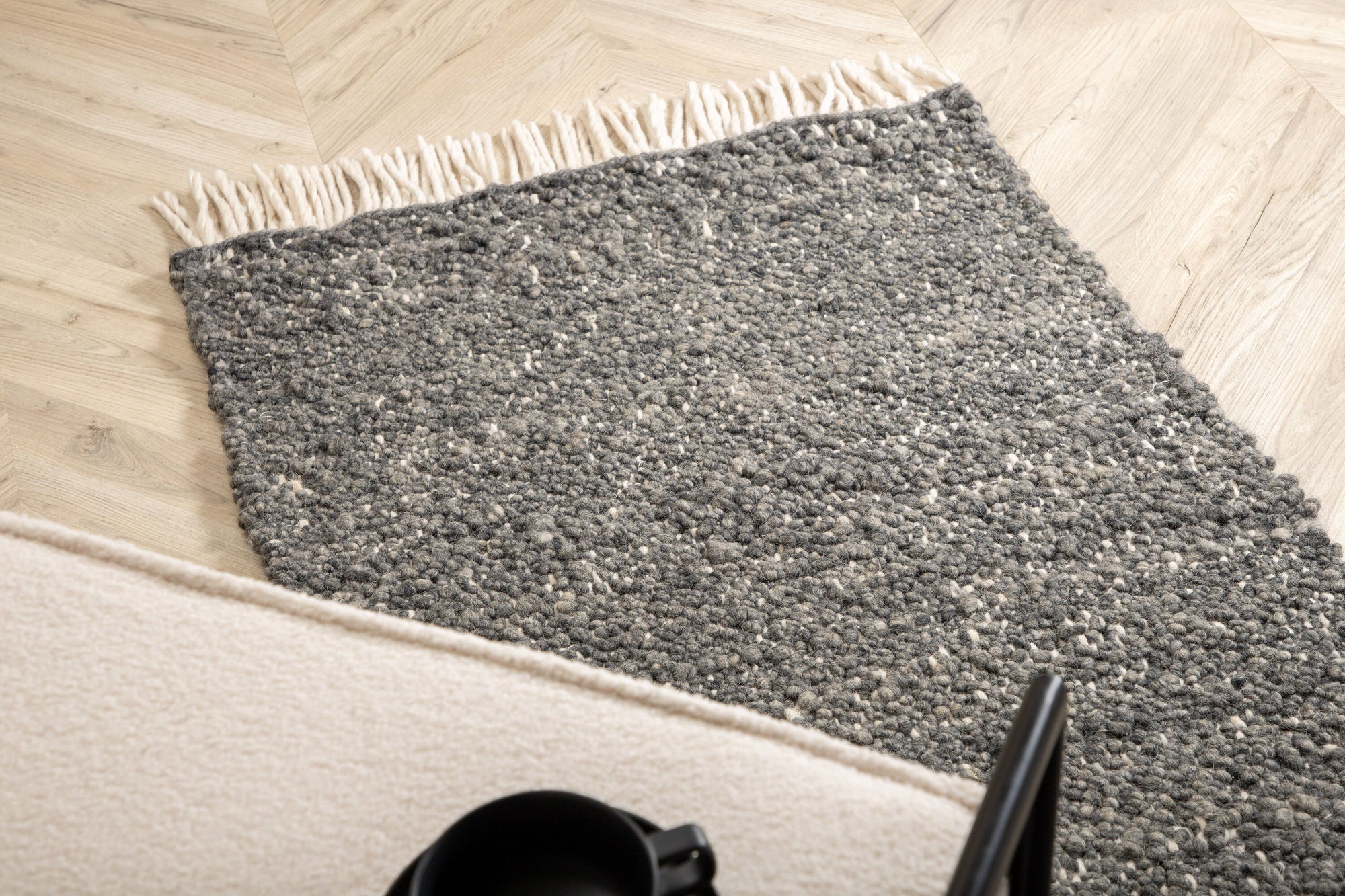 Venture Home Betina Wool Carpet - 80*250- Grey