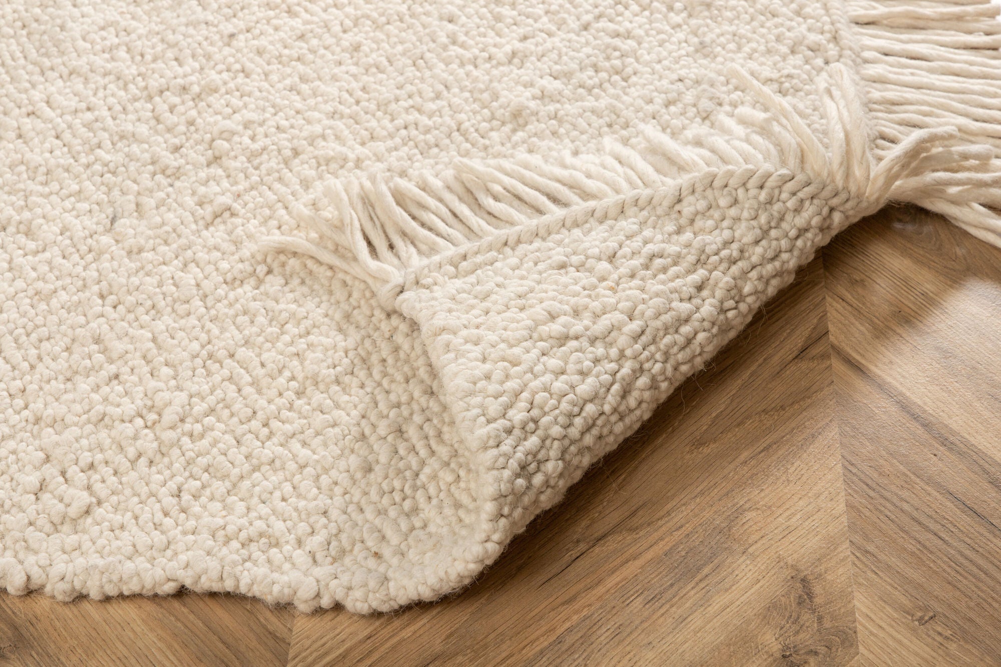 Venture Home Betina Wool Carpet - 300*400- White