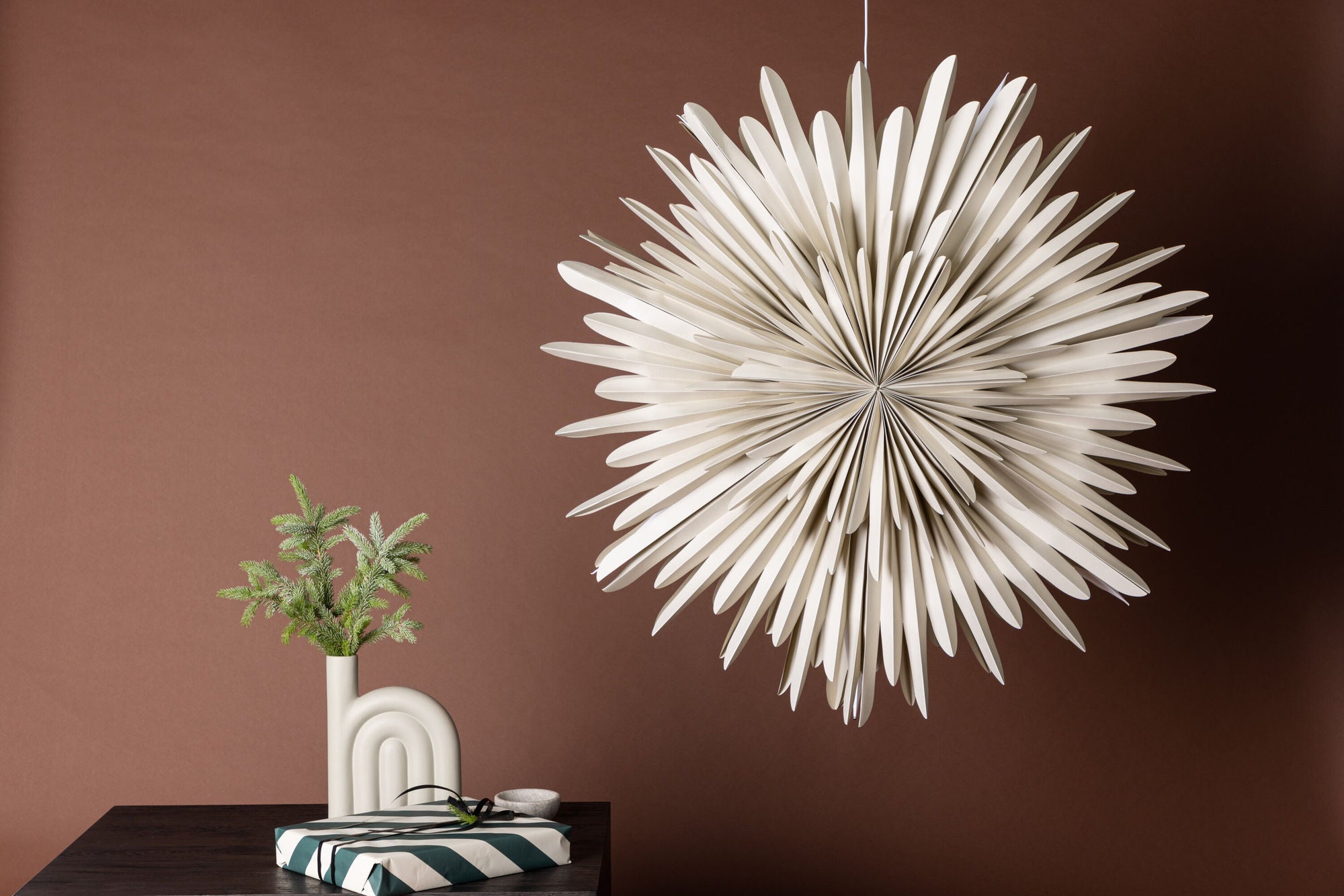 Venture Home Sälen 100cm Pendant lampe - Beige / Beige