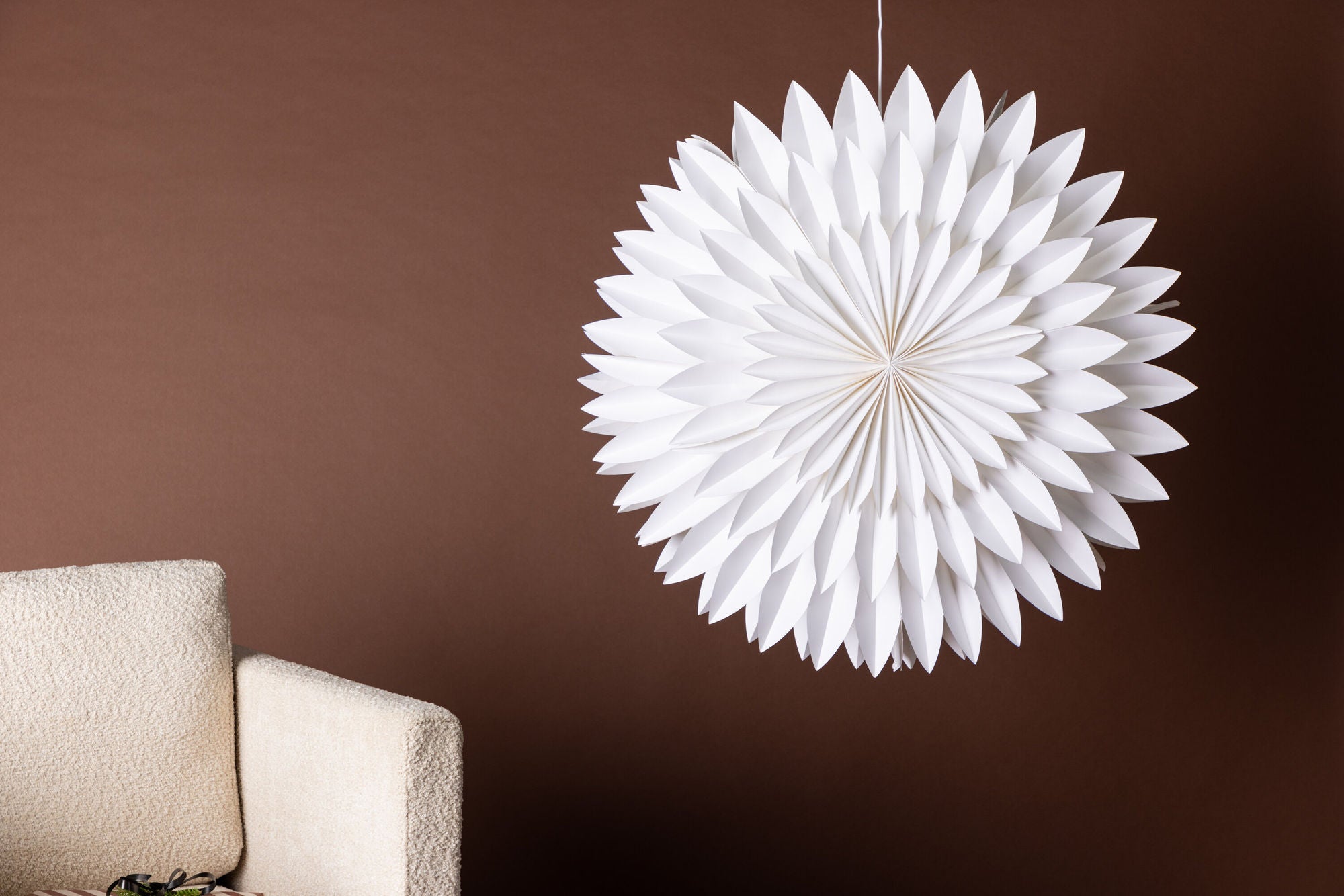 Venture Home Storlien 80cm Pendant lampe - White / White