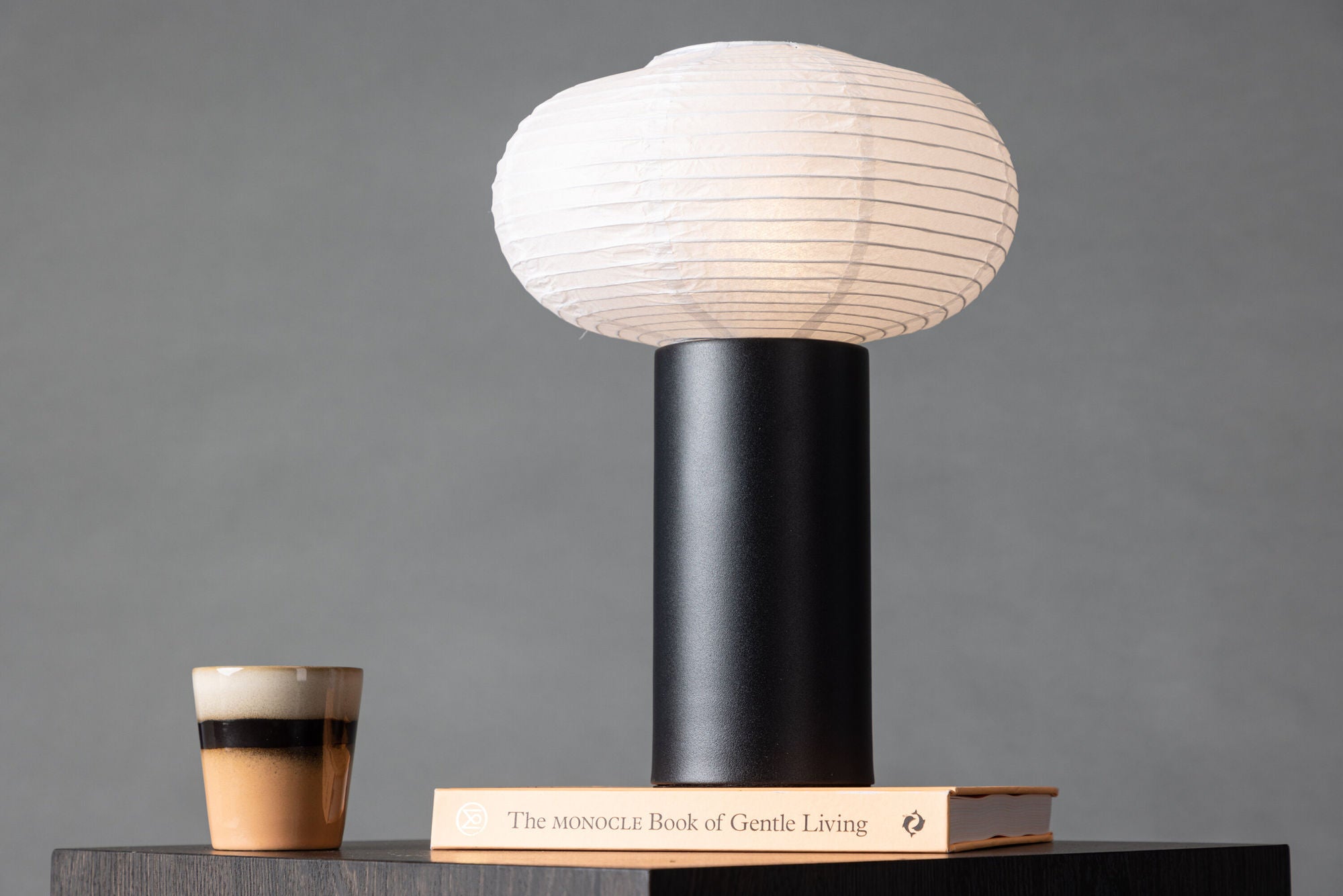 Venture Home Hovfjället 25cm bord lampe - Black / Rice Paper
