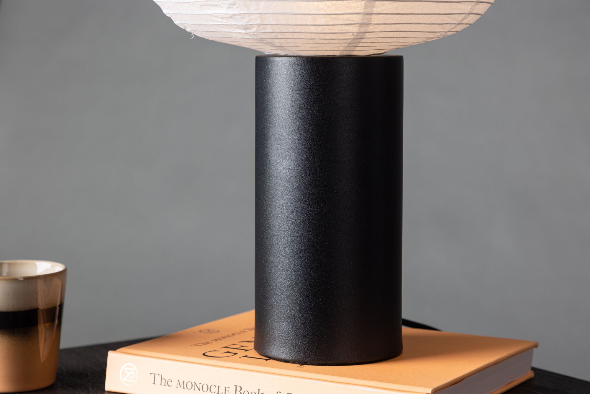 Venture Home Hovfjället 25cm bord lampe - Black / Rice Paper