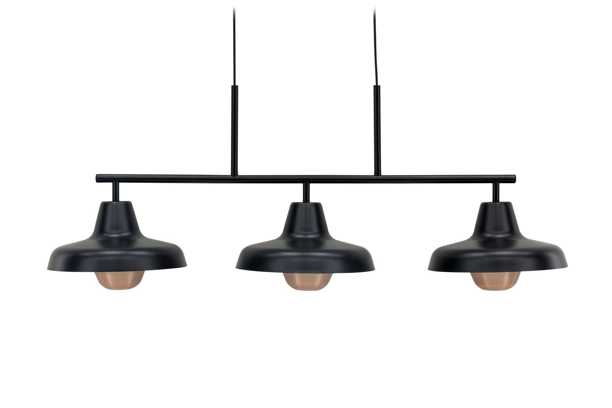 Venture Home Stöten Pendant lampe - Matte Black / Metal, Copper finish