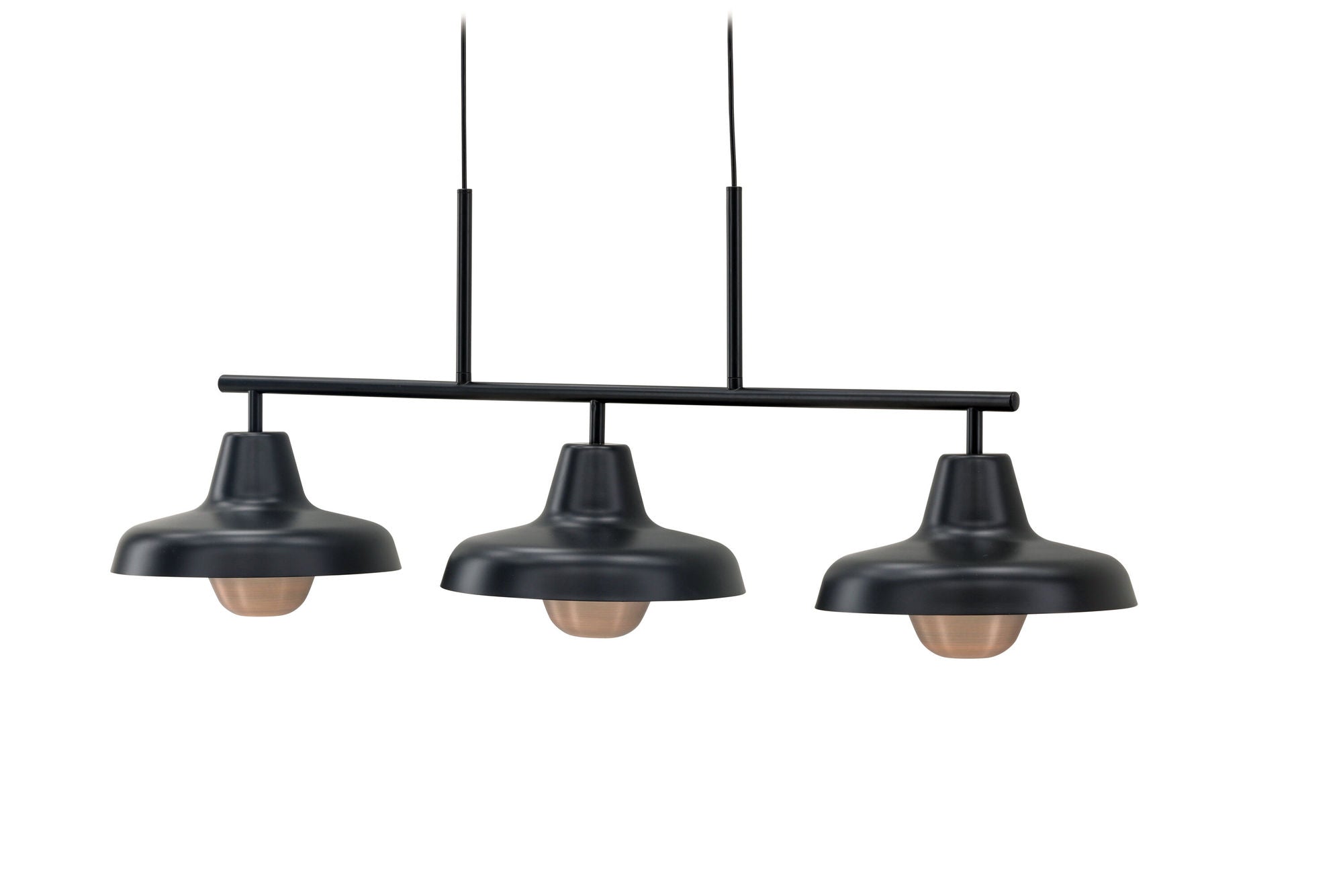 Venture Home Stöten Pendant lampe - Matte Black / Metal, Copper finish