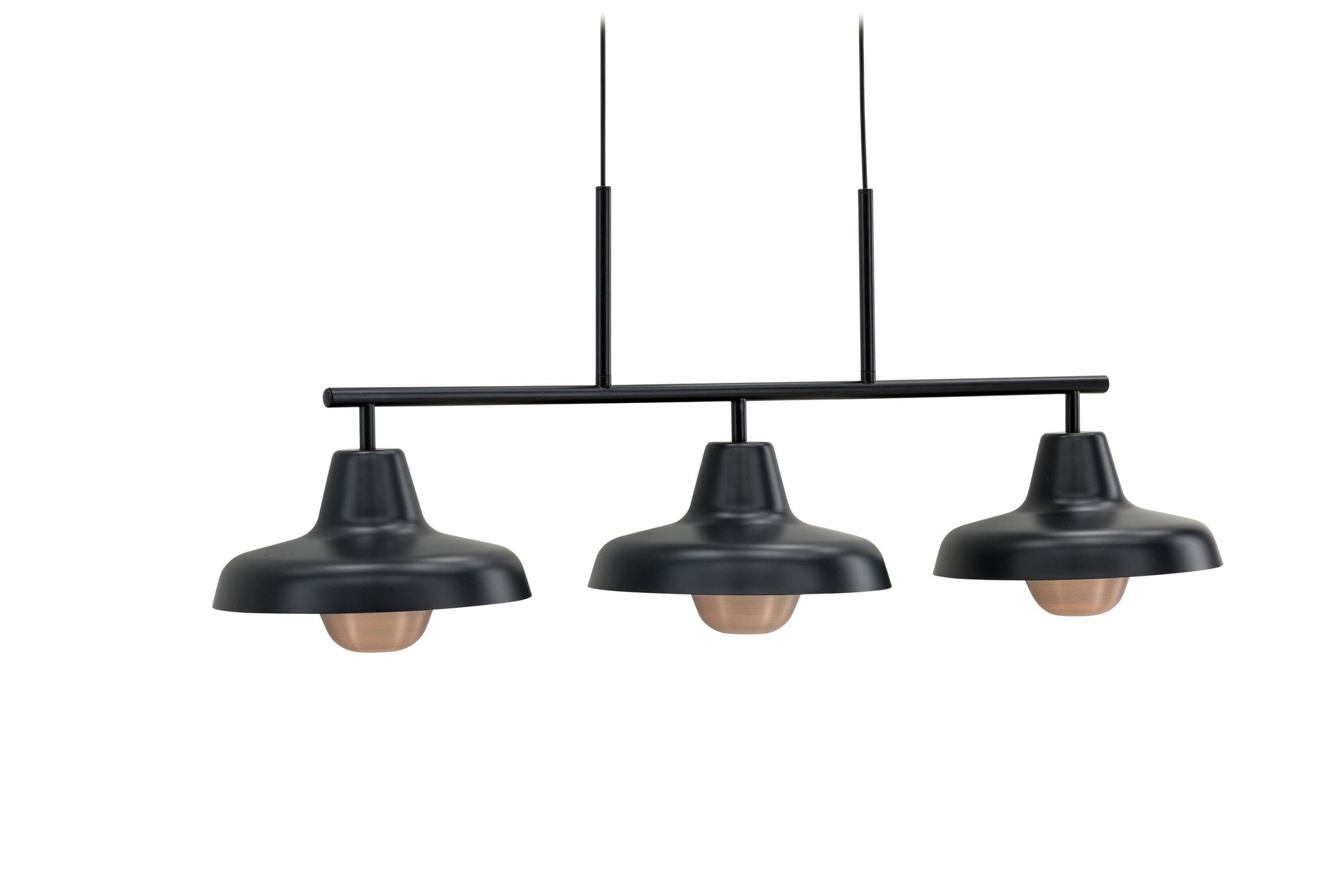 Venture Home Stöten Pendant lampe - Matte Black / Metal, Copper finish