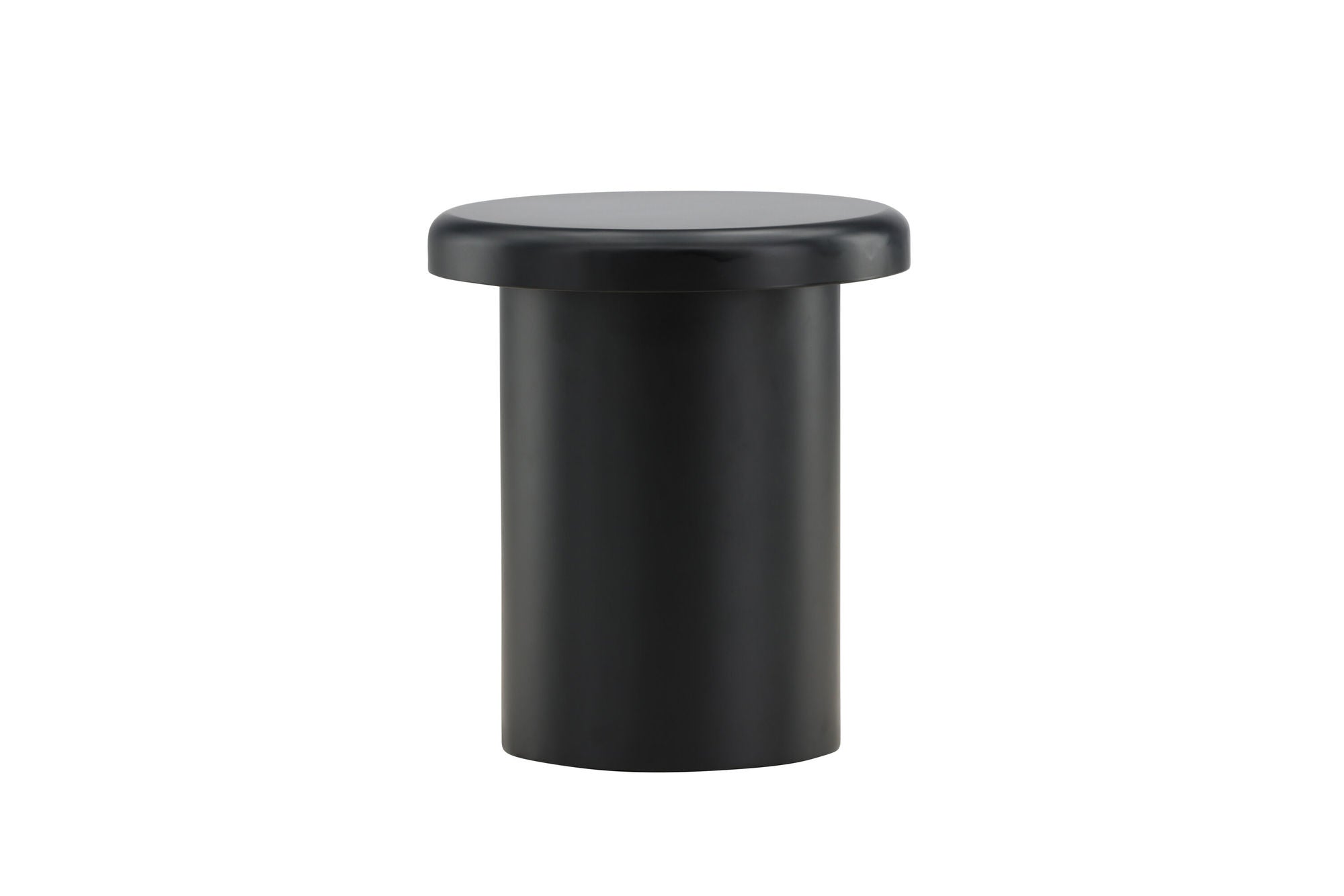 Venture Home Namsos Side bord φ40 - Black / Black MDF PU lacquer painting