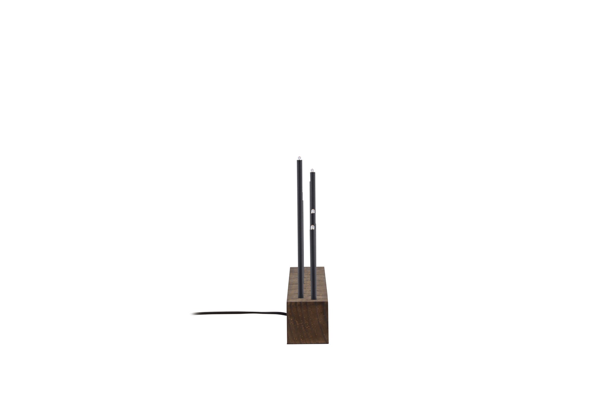 Venture Home Kungsberget 77cm bord lampe - Walnut / Black Metal