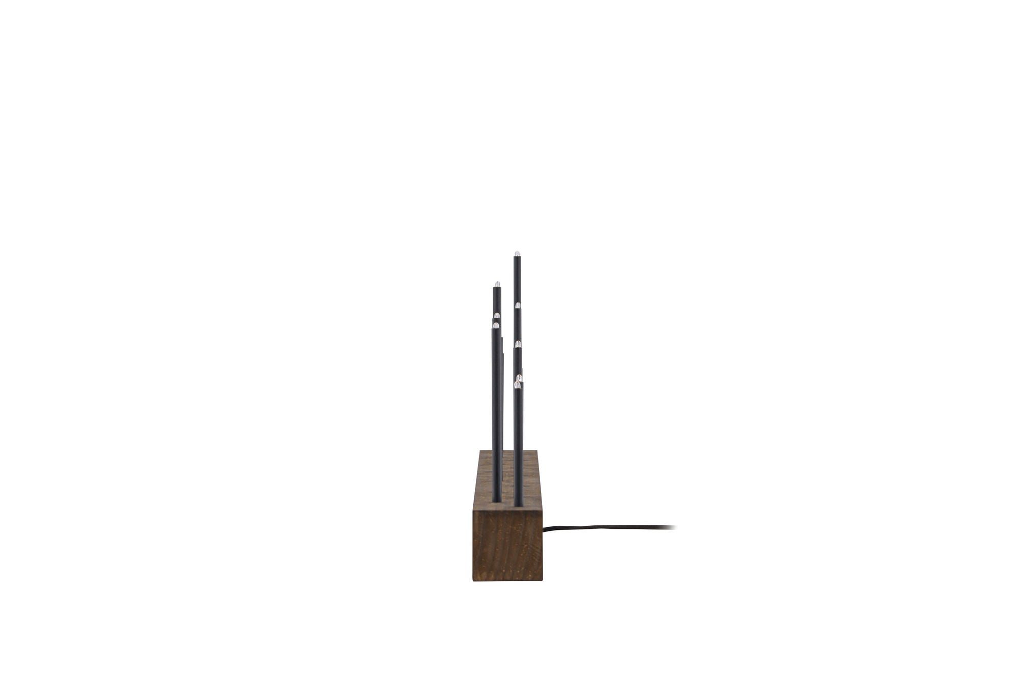 Venture Home Kungsberget 77cm bord lampe - Walnut / Black Metal
