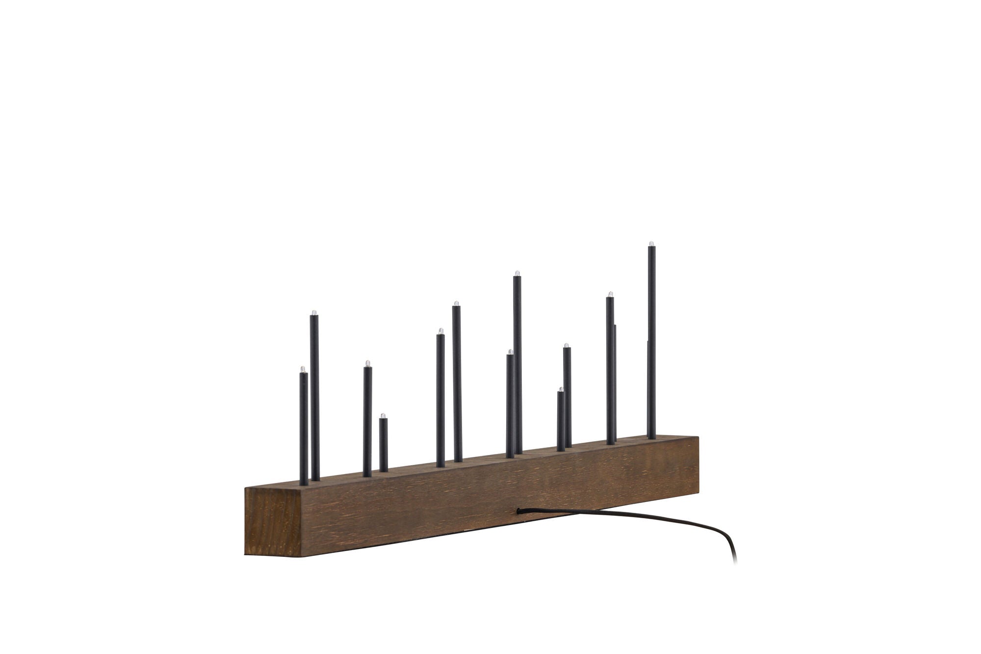 Venture Home Kungsberget 77cm bord lampe - Walnut / Black Metal