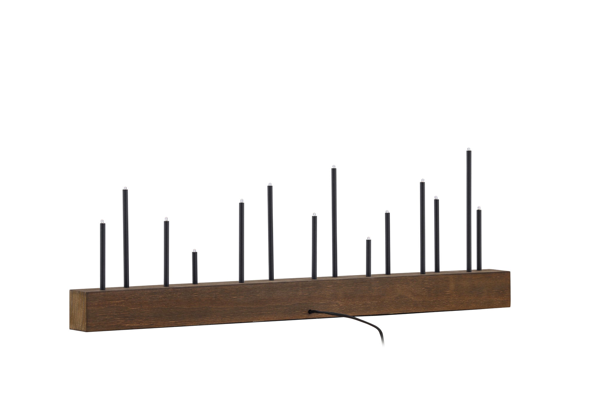 Venture Home Kungsberget 77cm bord lampe - Walnut / Black Metal