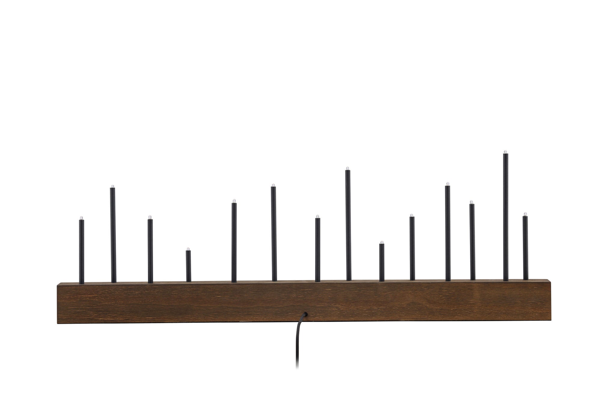 Venture Home Kungsberget 77cm bord lampe - Walnut / Black Metal