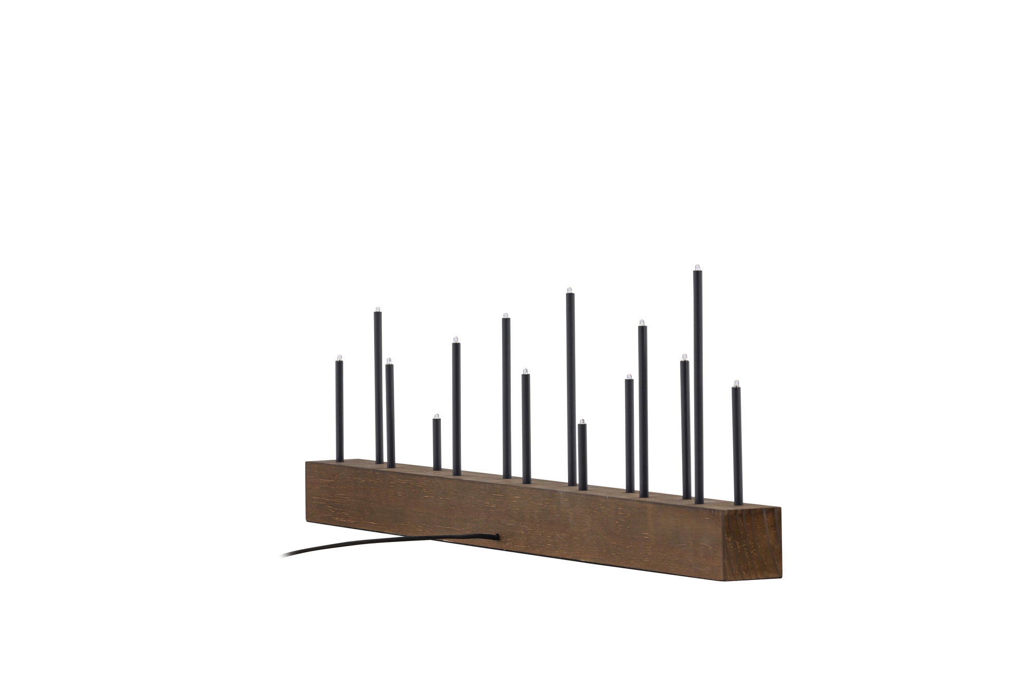 Venture Home Kungsberget 77cm bord lampe - Walnut / Black Metal
