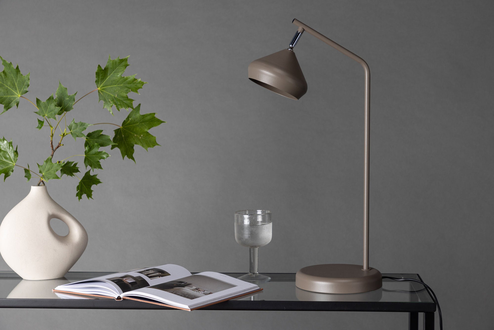 Venture Home Isaberg 30cm bord lampe - Mocca / Mocca