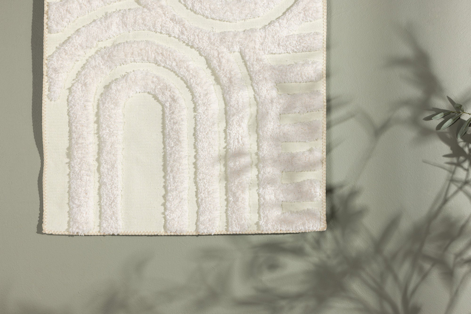Venture Home Nikita  Poly-cotton Canvas - 70*100-  -Rectangular-White
