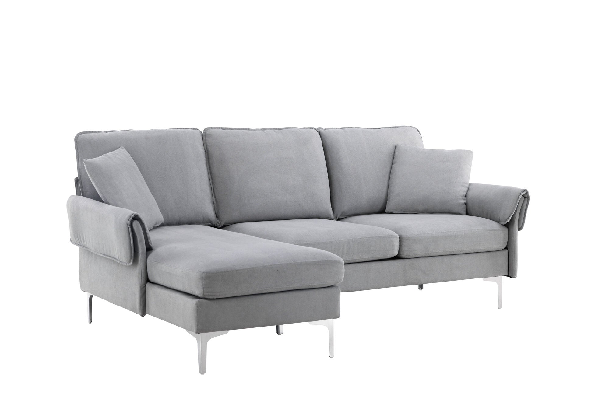 Venture Home Toulouse Sofa - Grey Fabric
