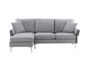 Venture Home Toulouse Sofa - Grey Fabric