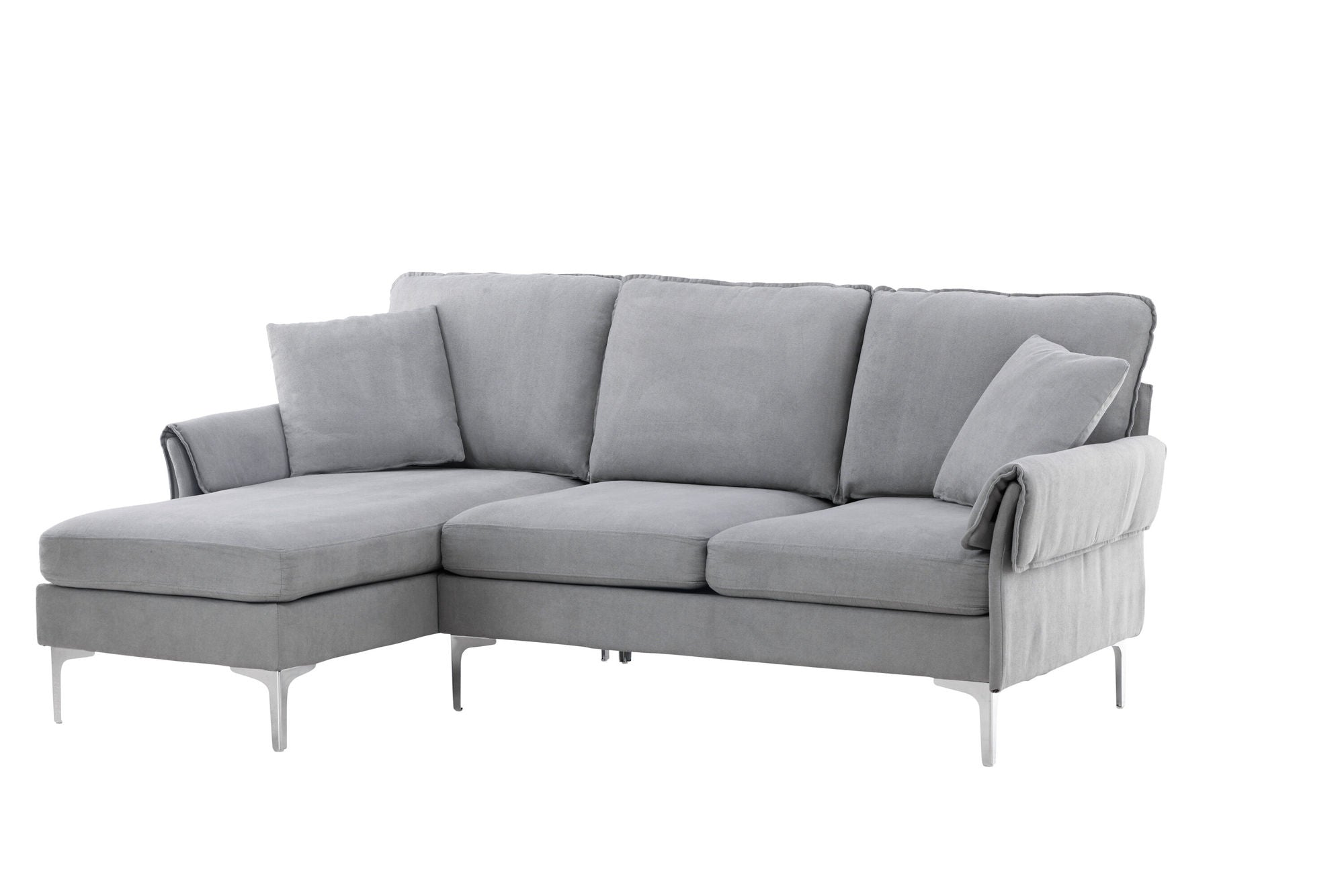 Venture Home Toulouse Sofa - Grey Fabric