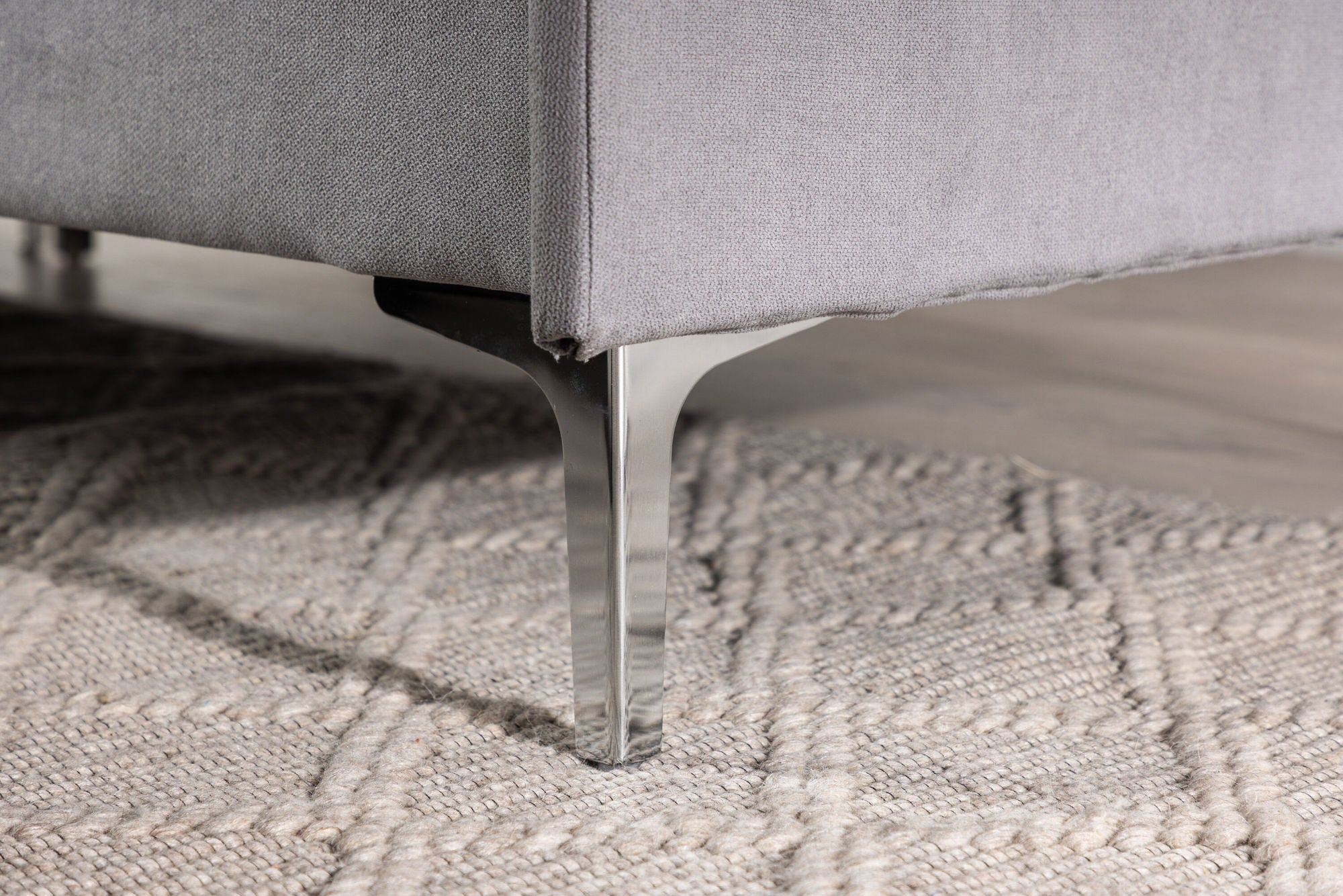 Venture Home Toulouse Sofa - Grey Fabric