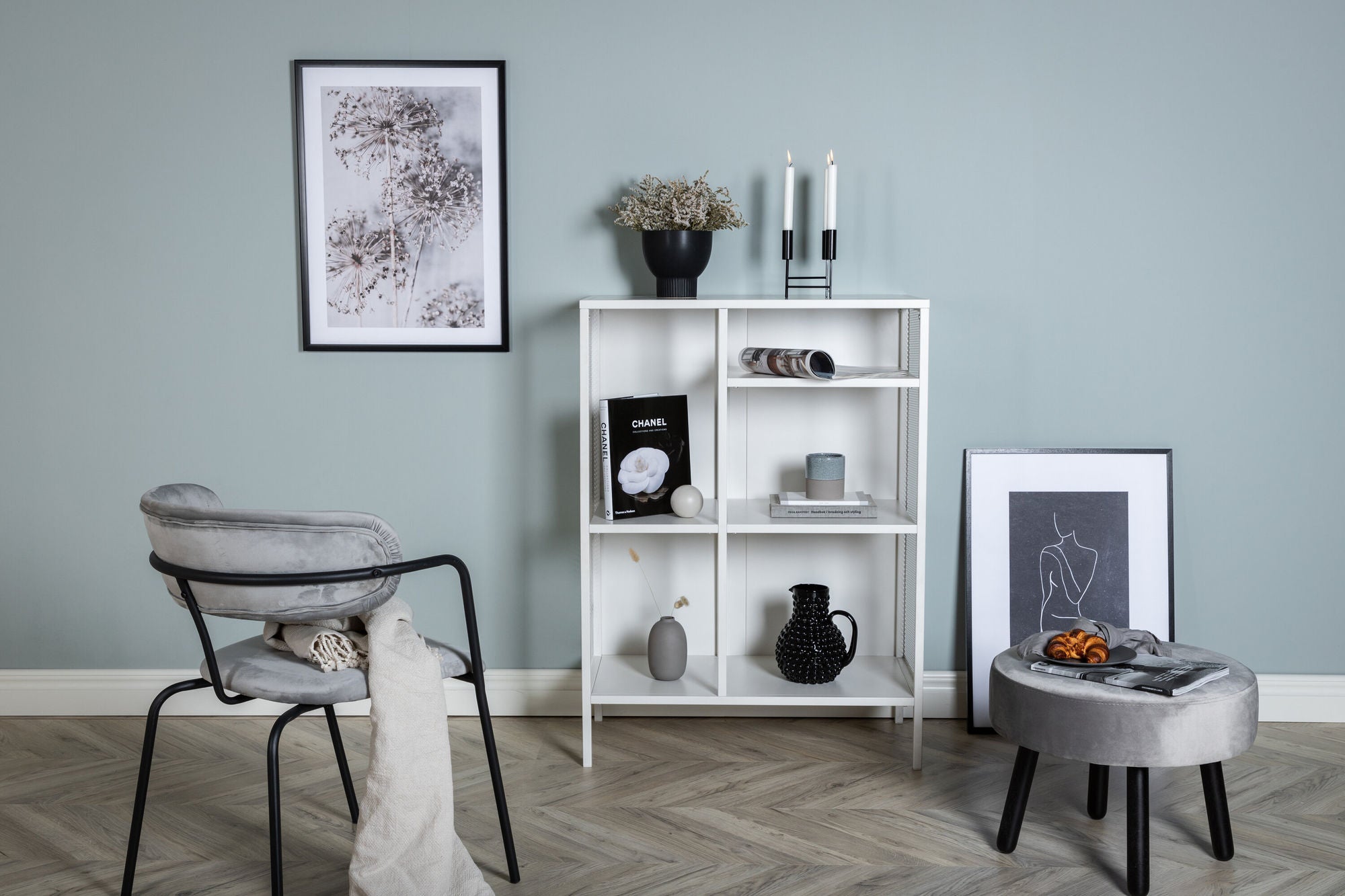 Venture Home Misha - Book Case Mesh - White